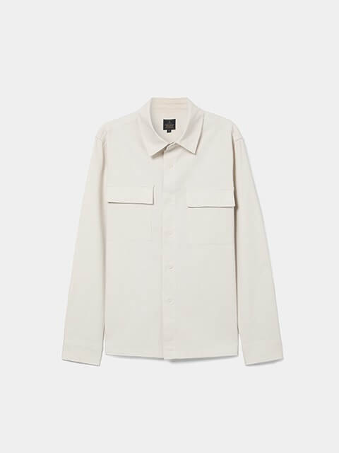 Sobrecamisa de algod�o com bolsos