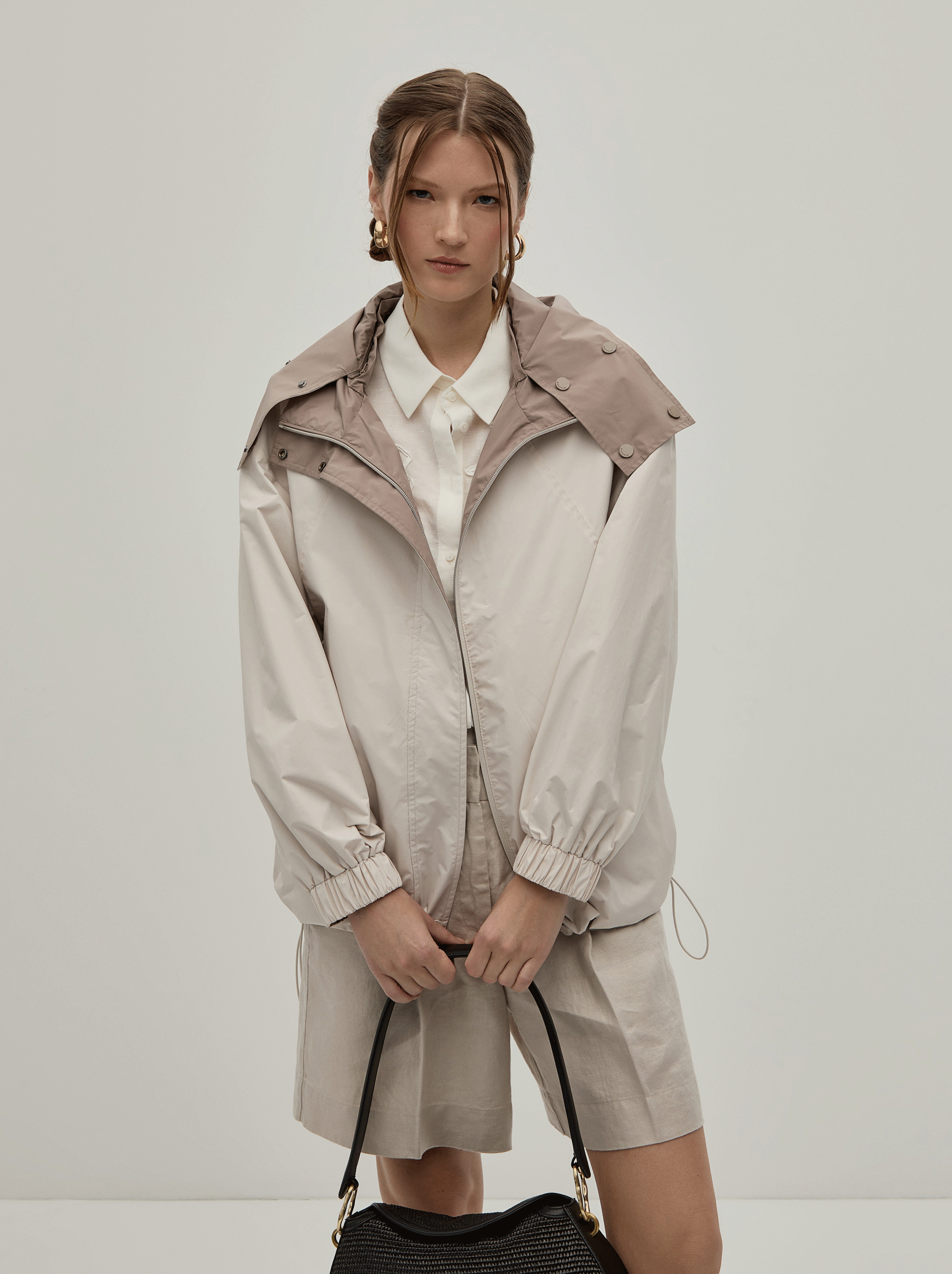 Parka reversible con capucha