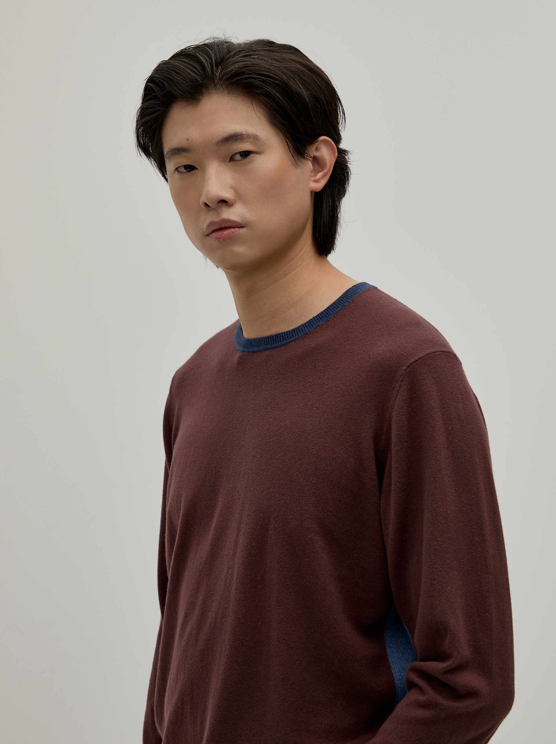 Cotton and cashmere sweater
