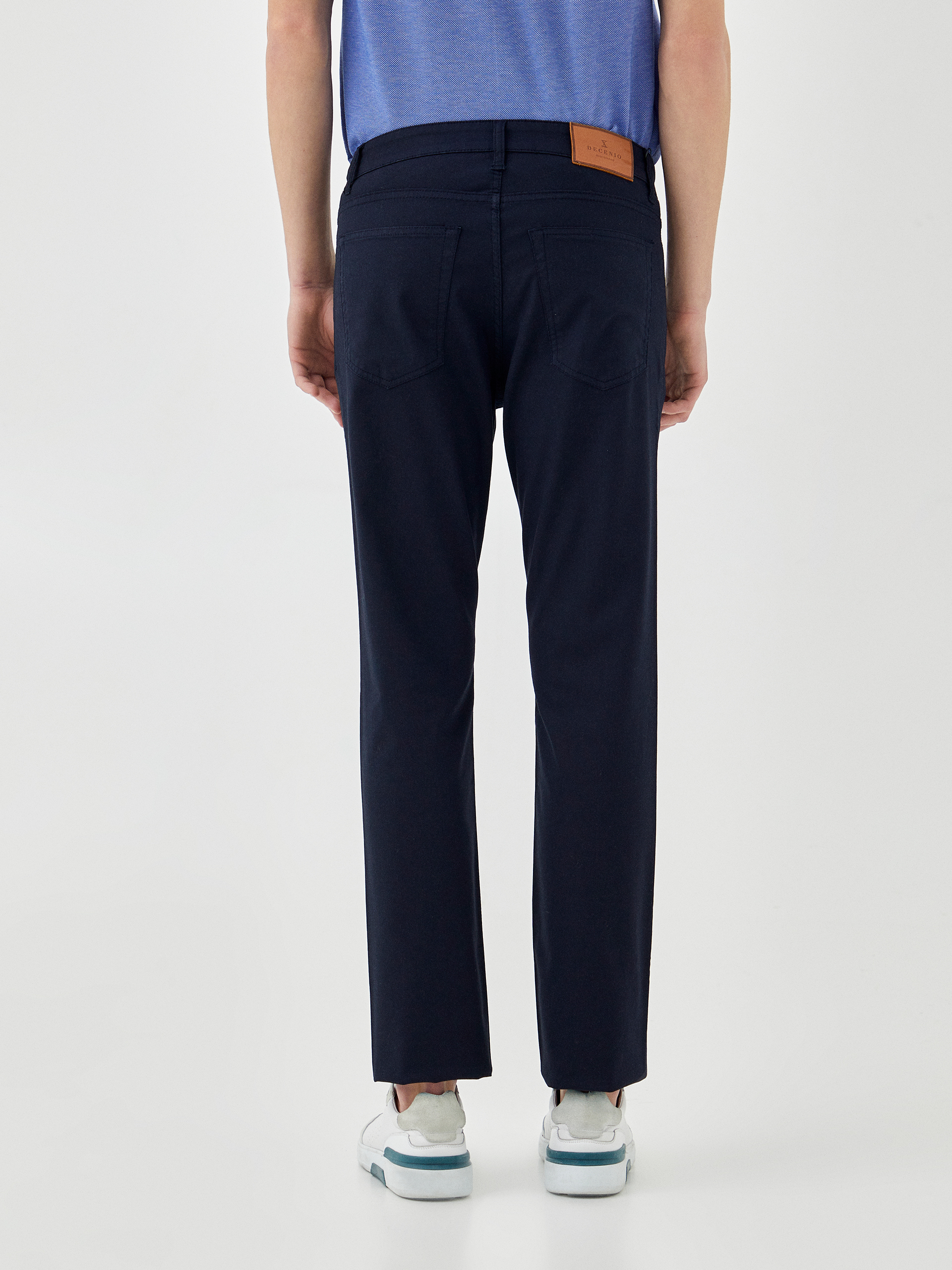 Pantalones regular fit de algodón strech