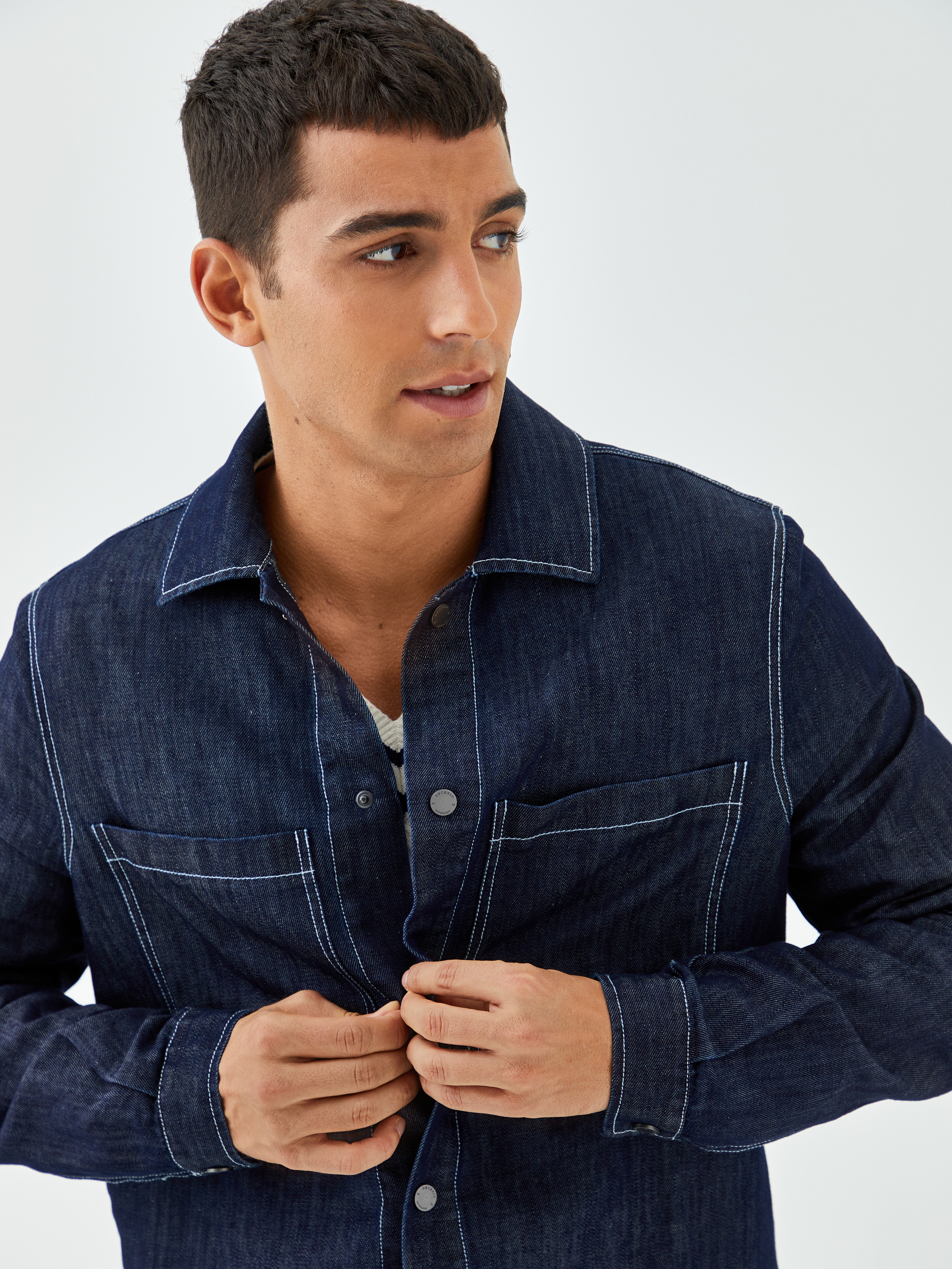 Denim overshirt