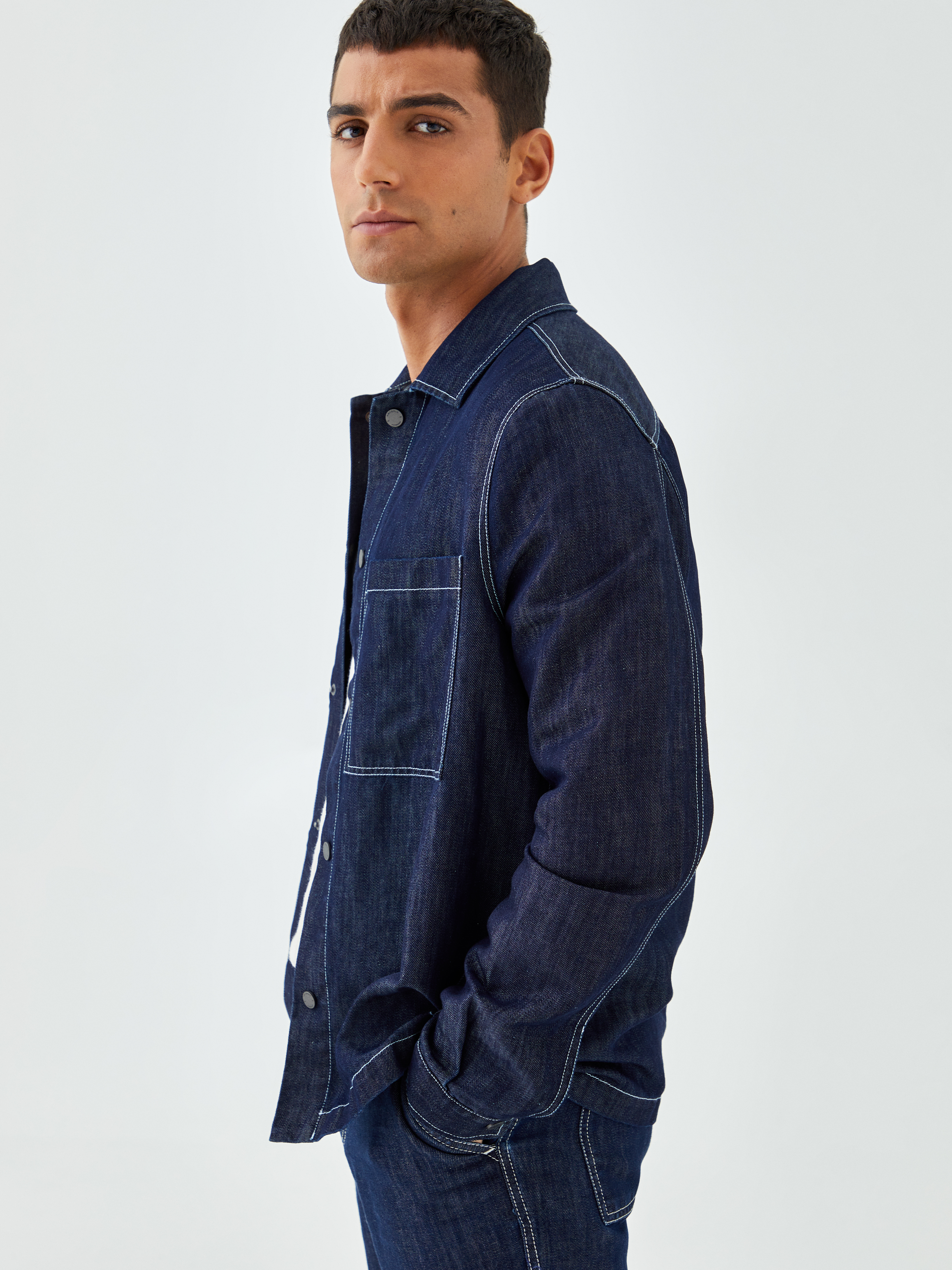 Denim overshirt