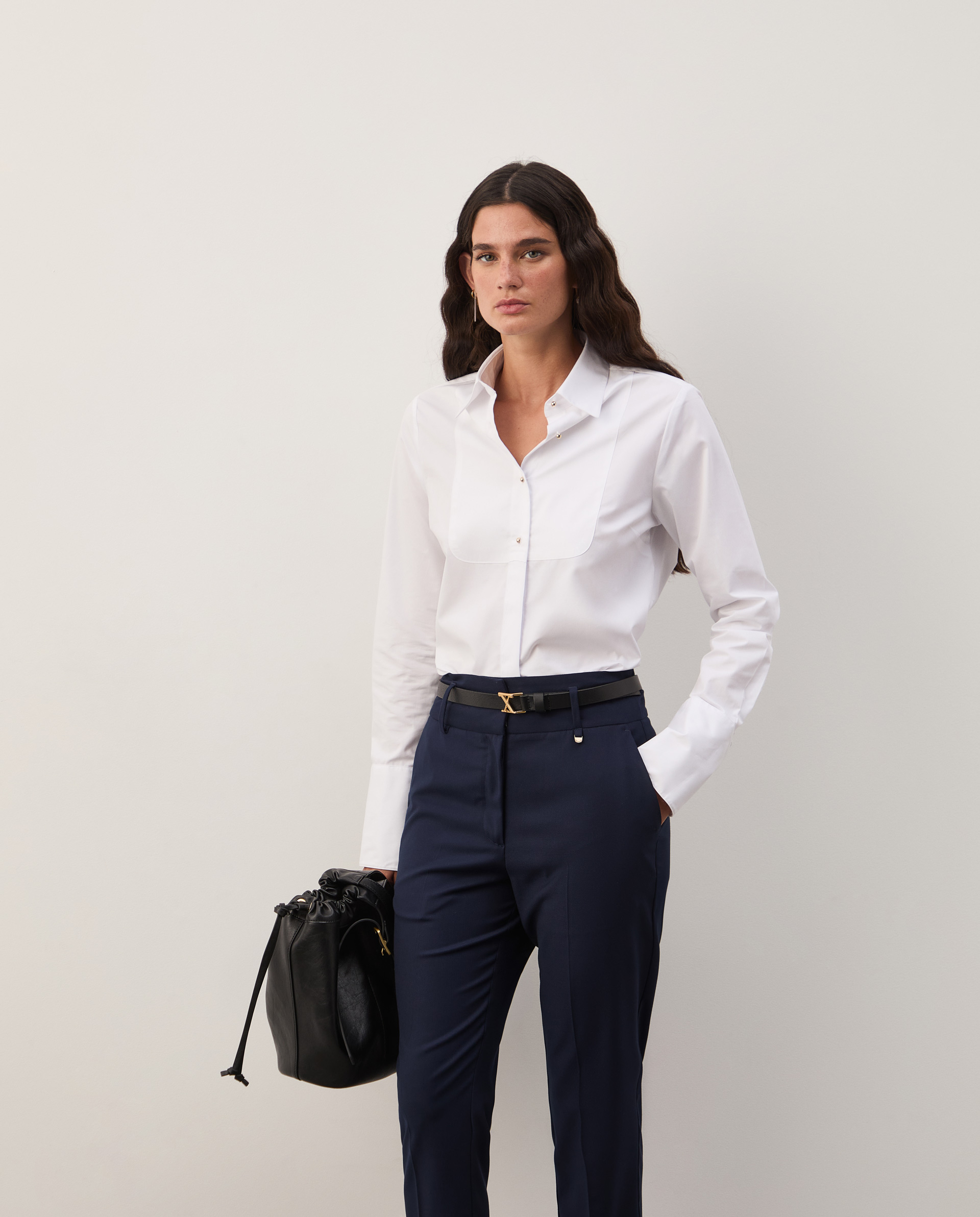 Pantalones chino azul marino