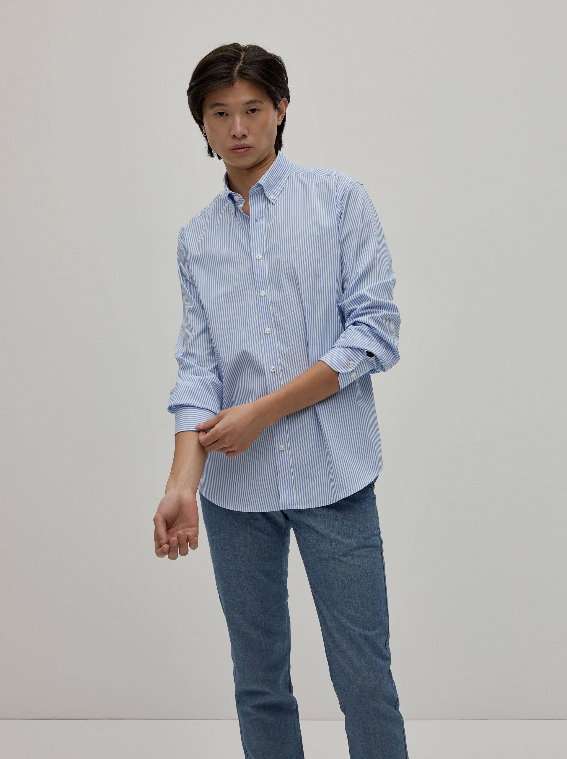 Regular fit striped shirt