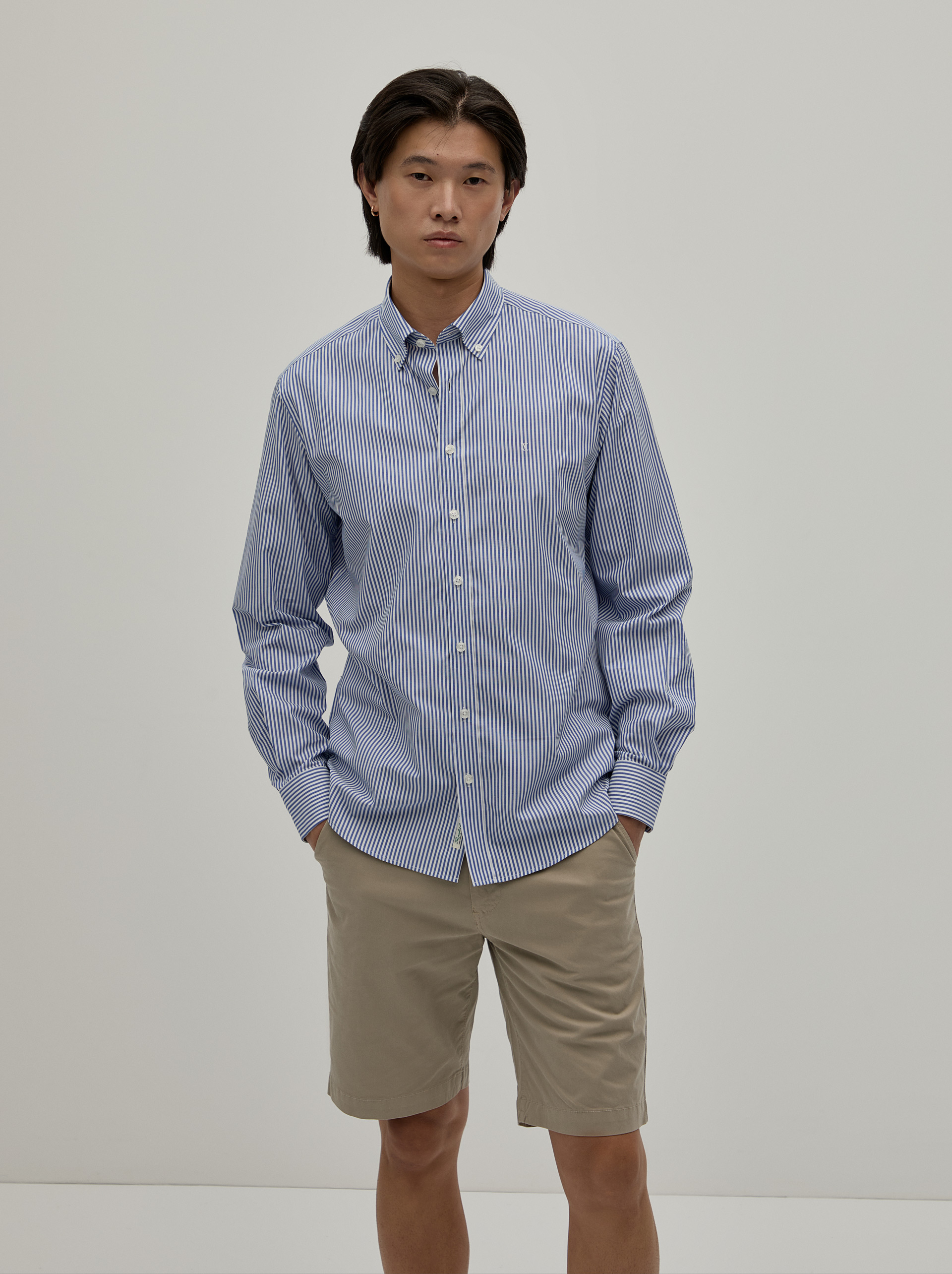 Regular fit striped shirt
