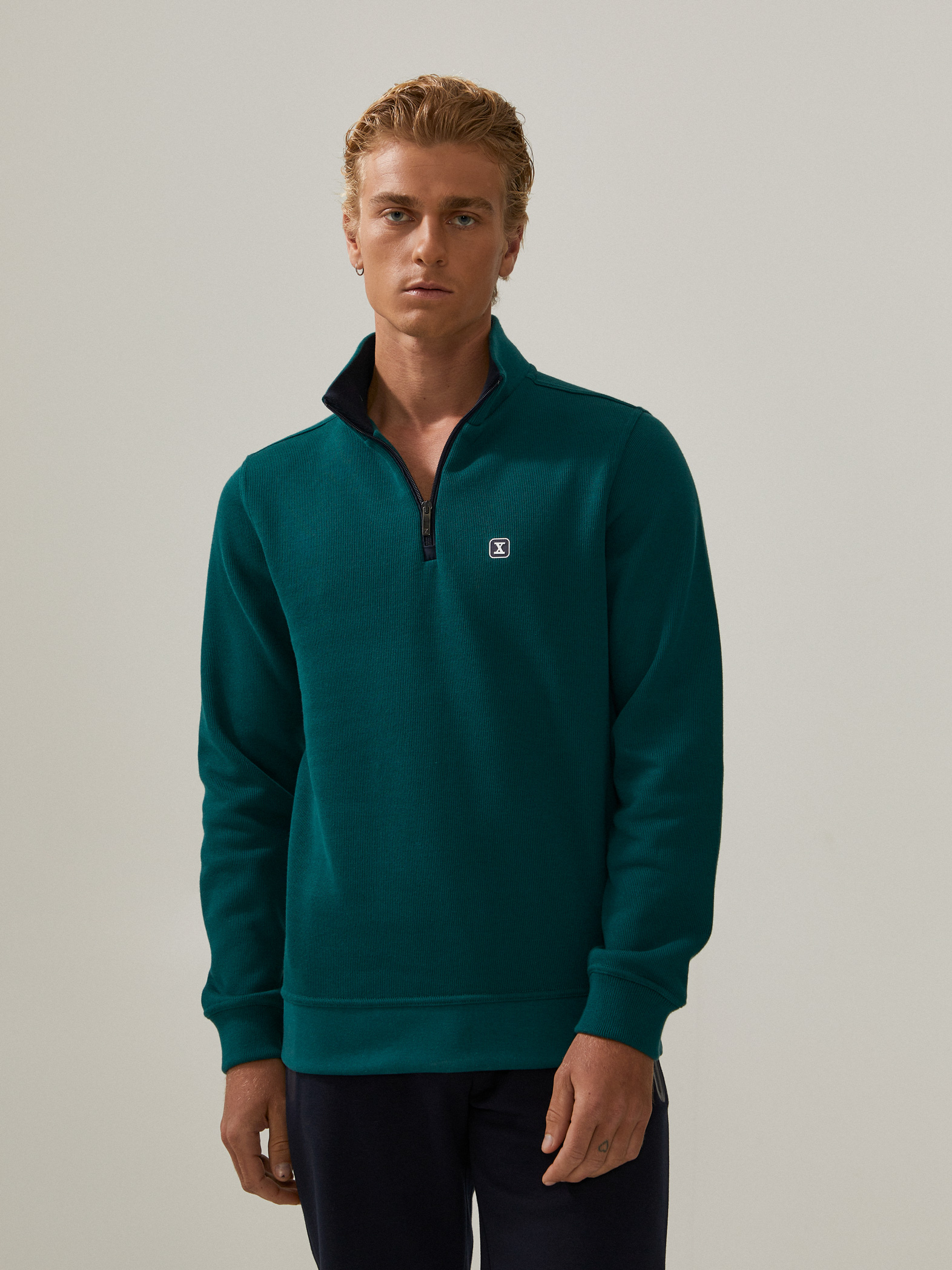Zip Knitted Jumper