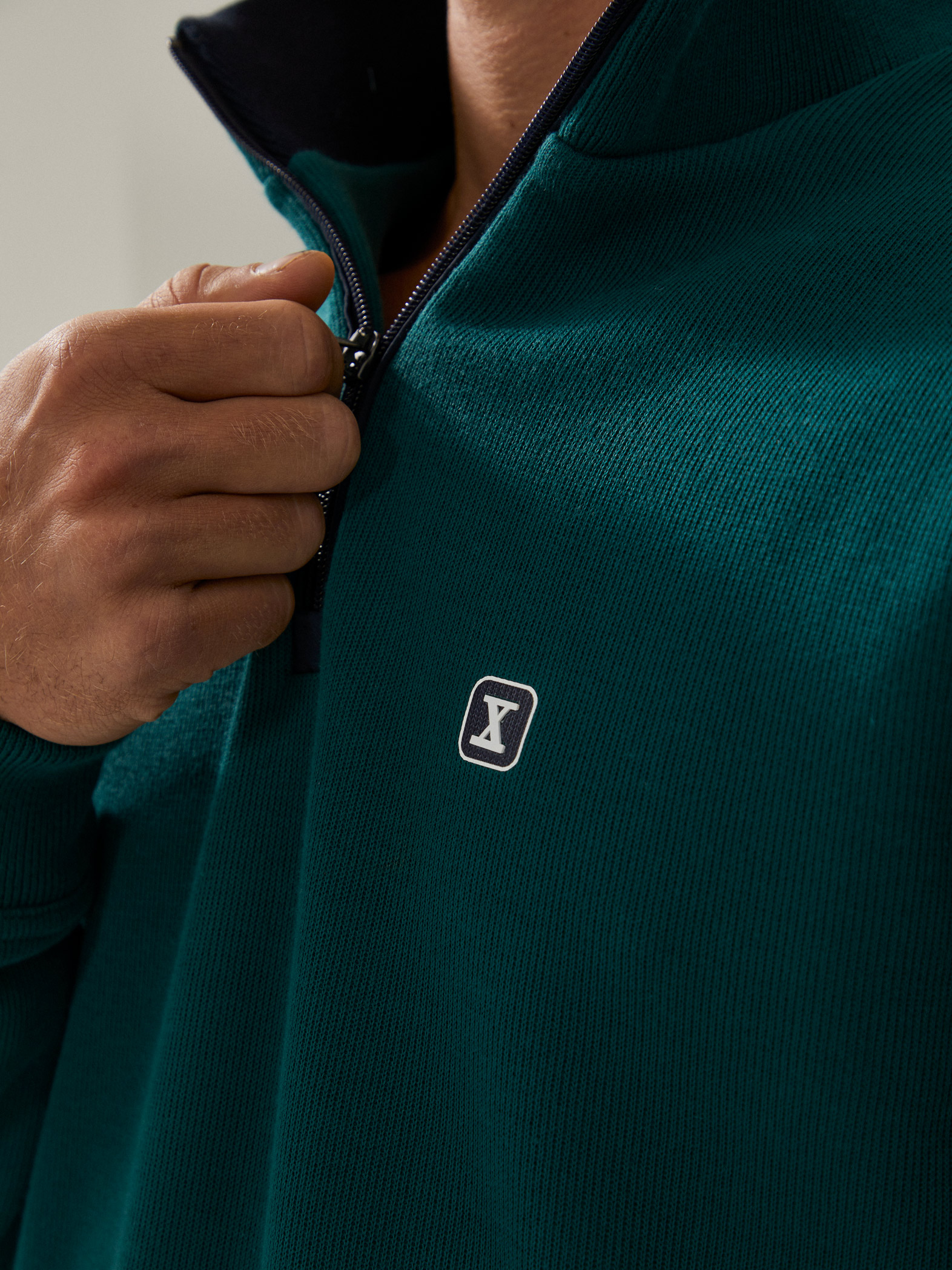 Zip Knitted Jumper