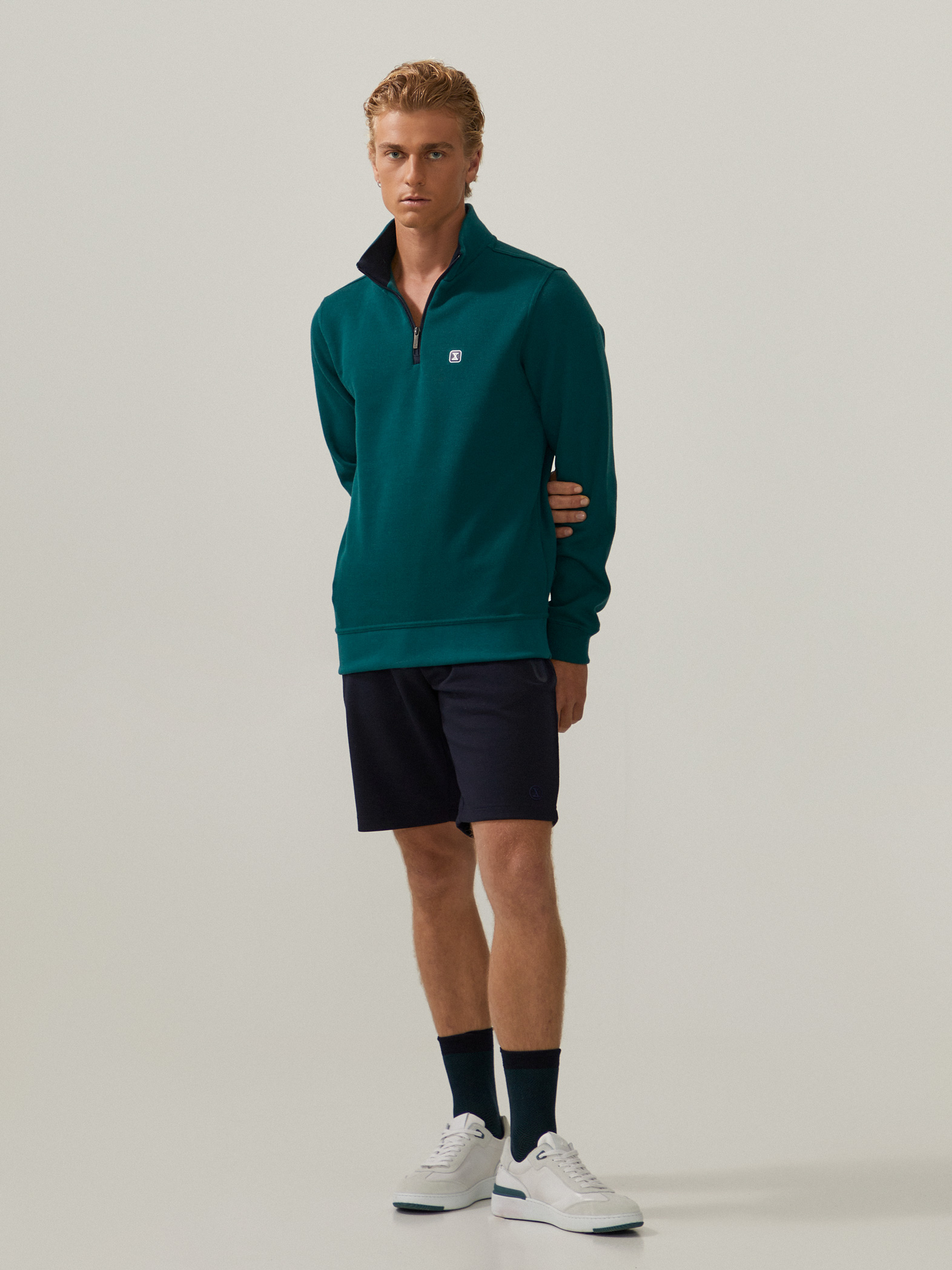 Zip Knitted Jumper