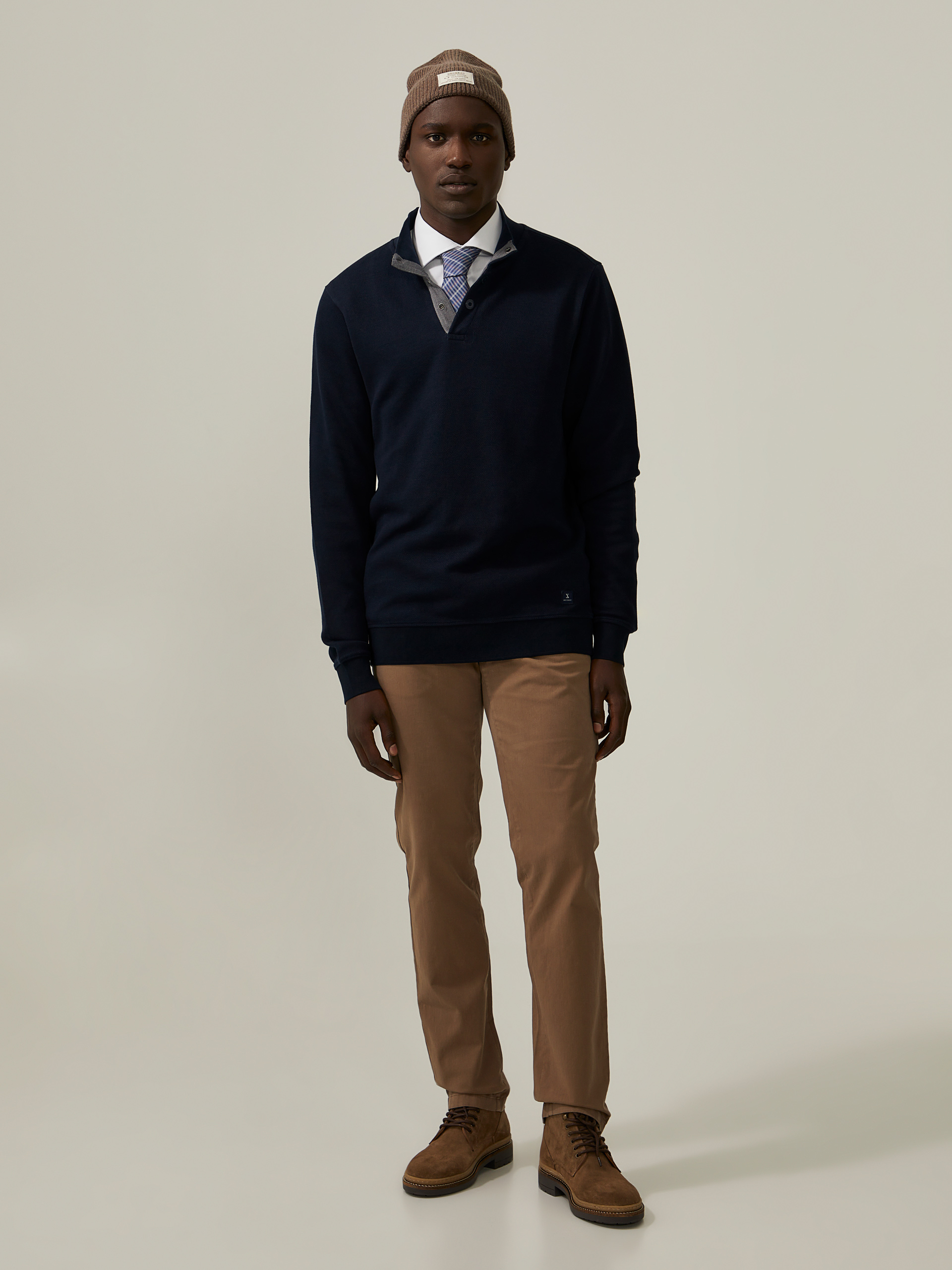 Zip Knitted Jumper