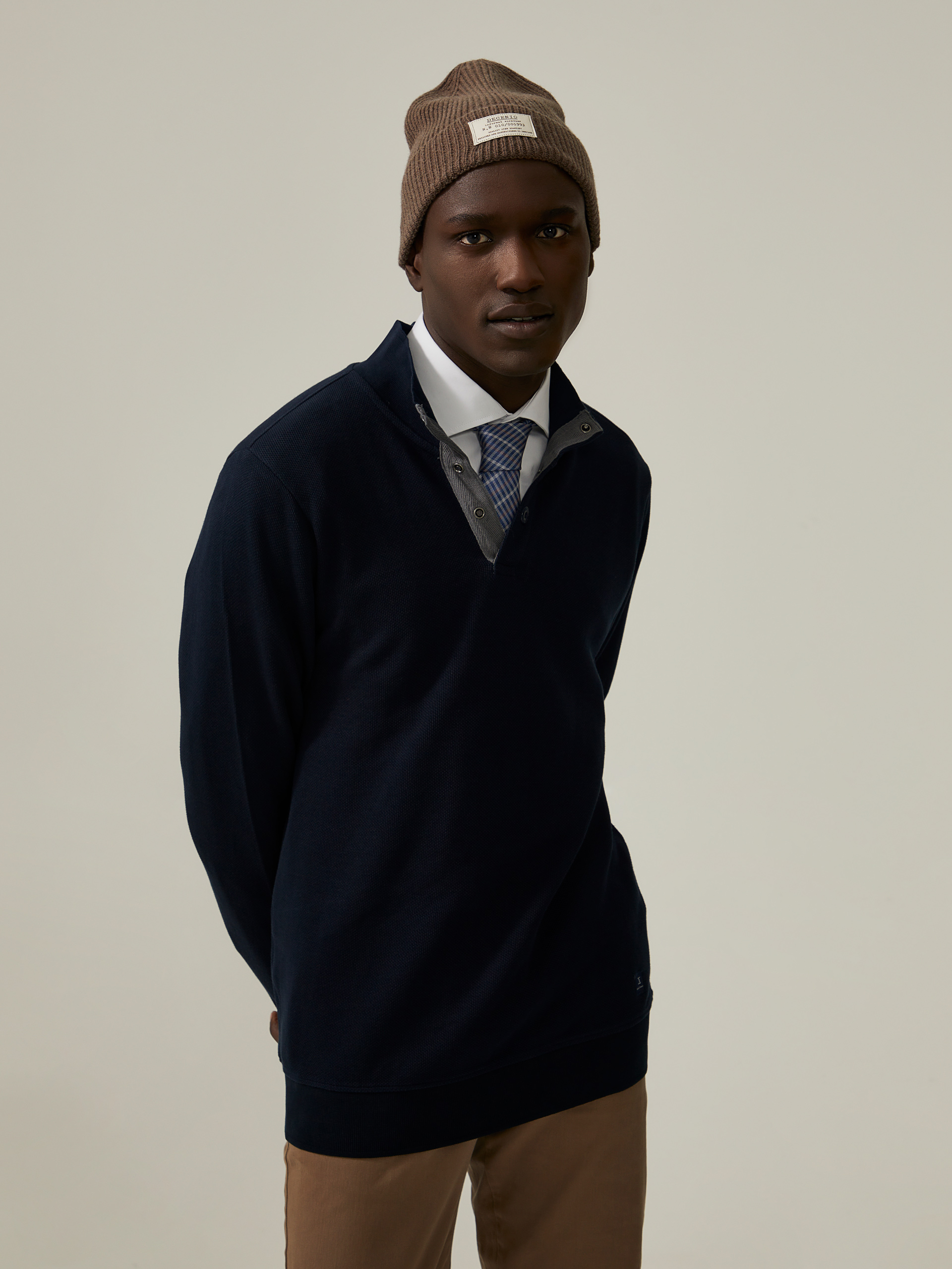 Zip Knitted Jumper