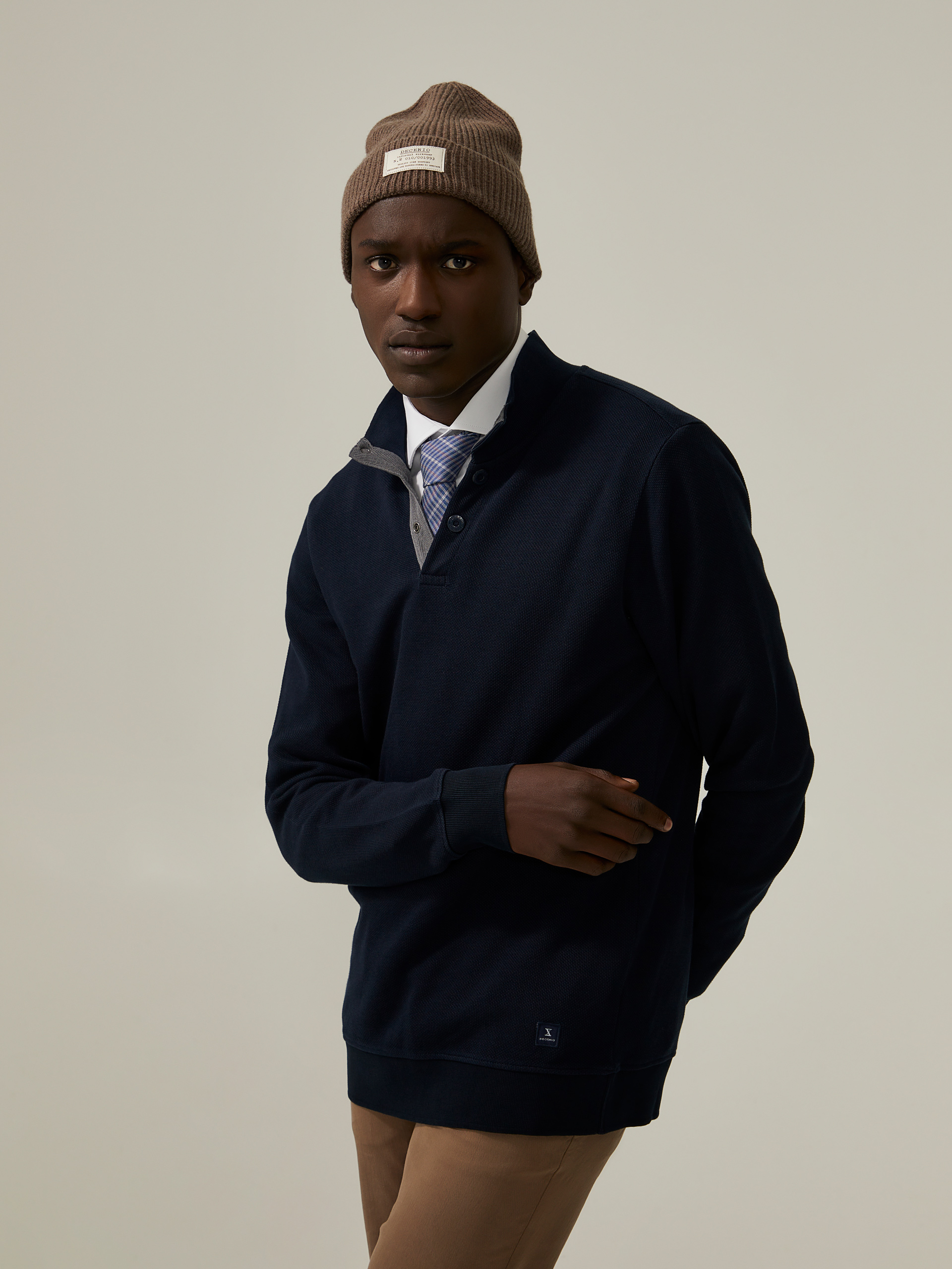 Zip Knitted Jumper