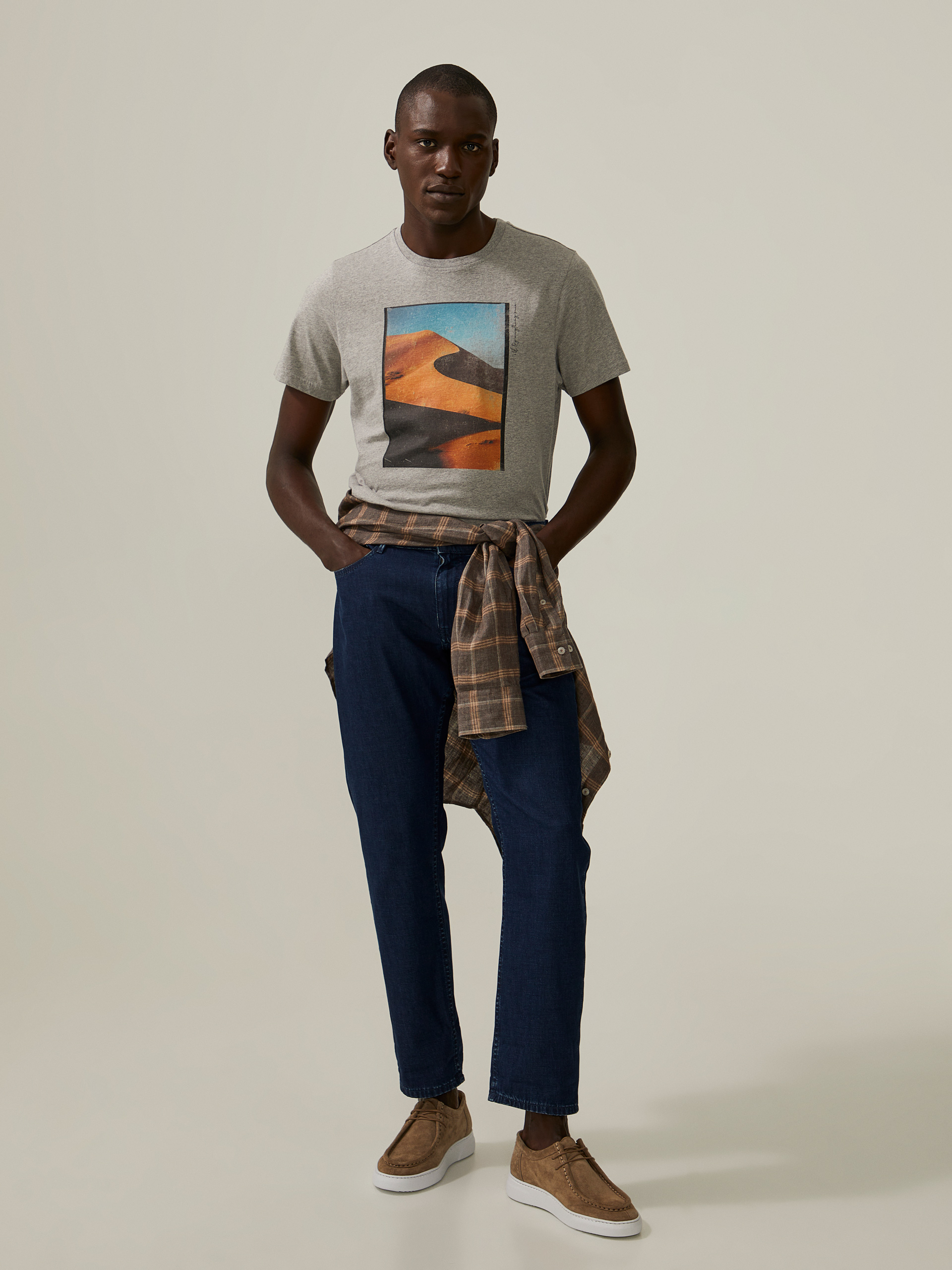 Denim trousers
