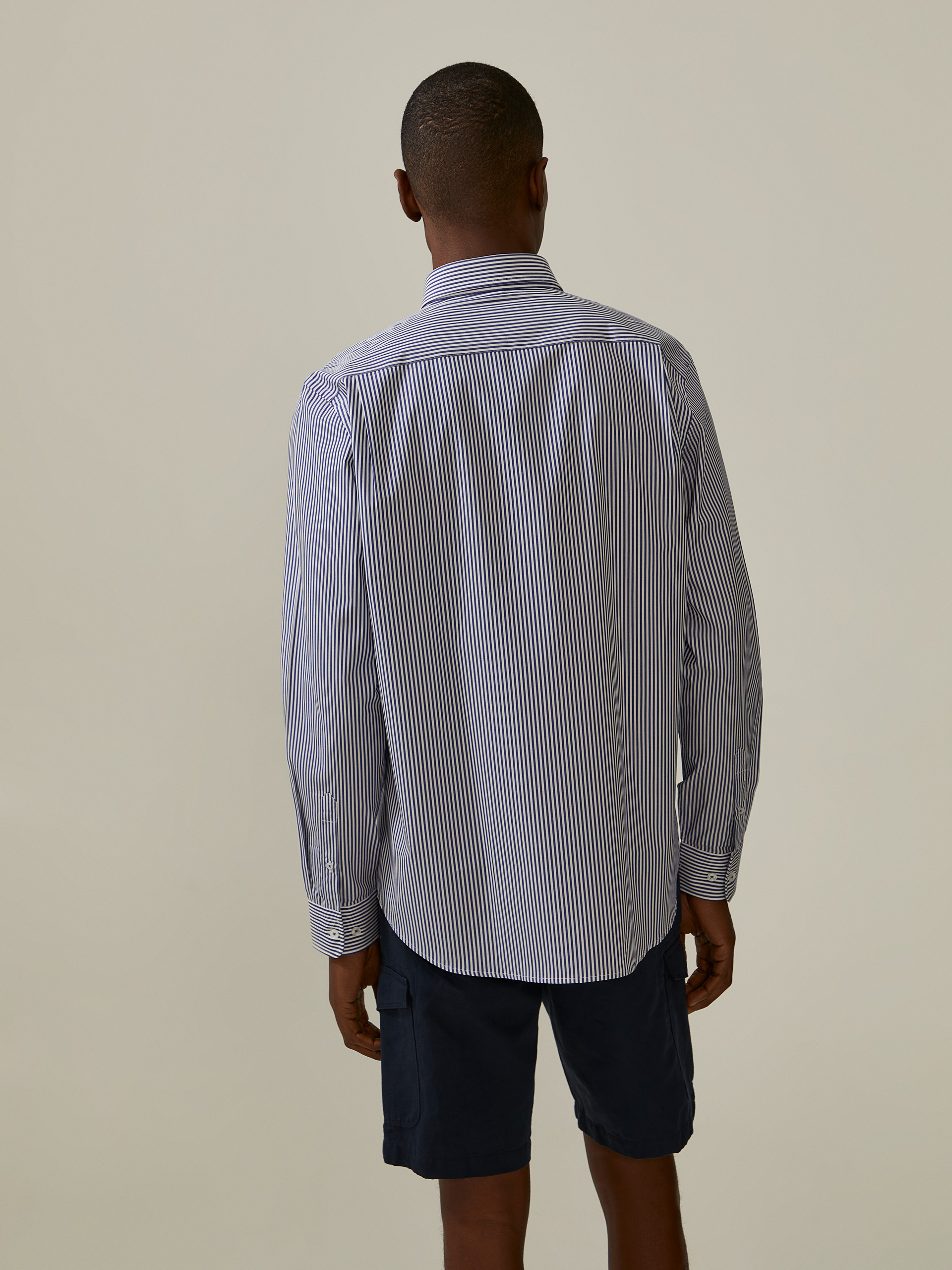 Regular fit striped shirt