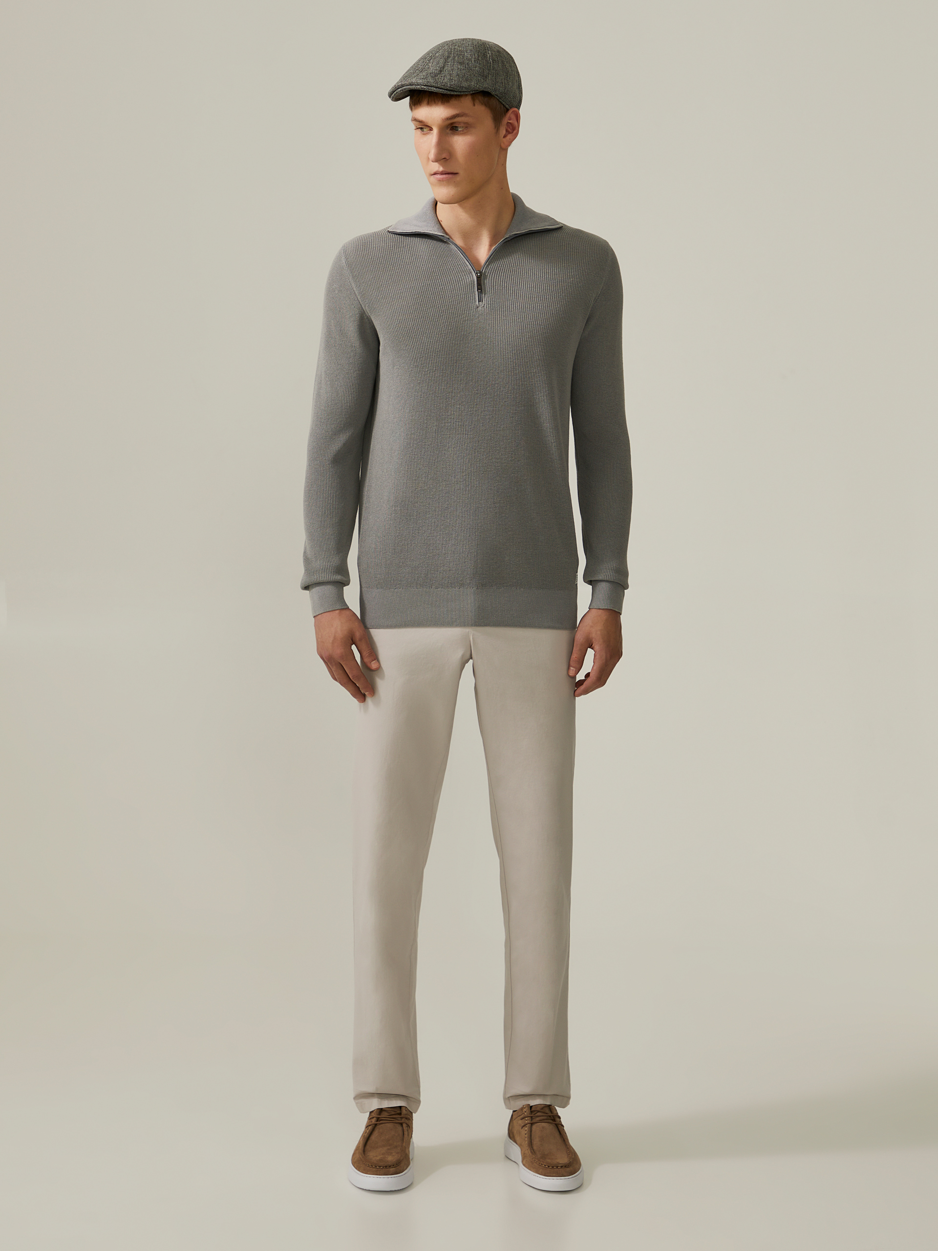 Zip Knitted Jumper