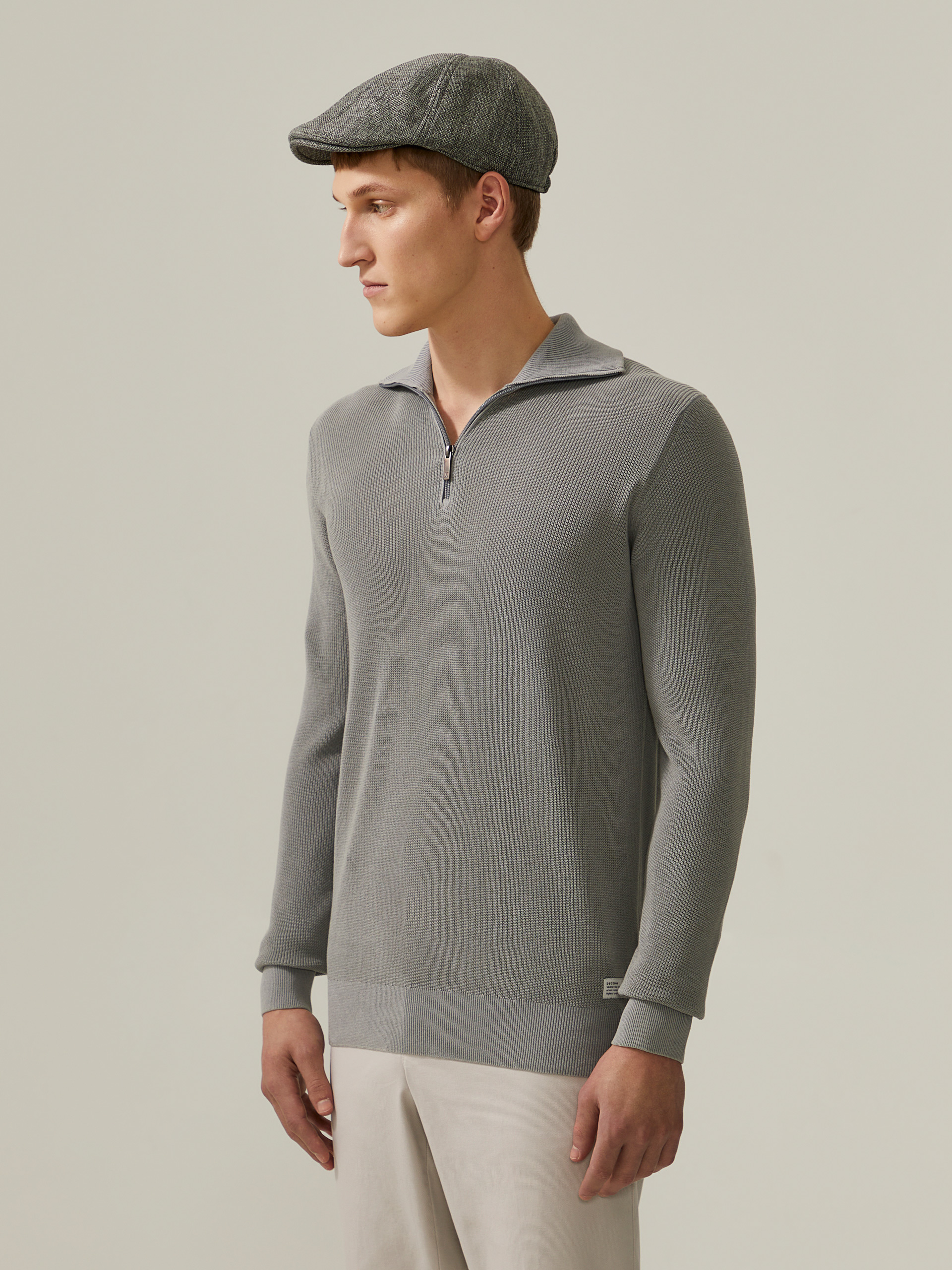 Zip Knitted Jumper