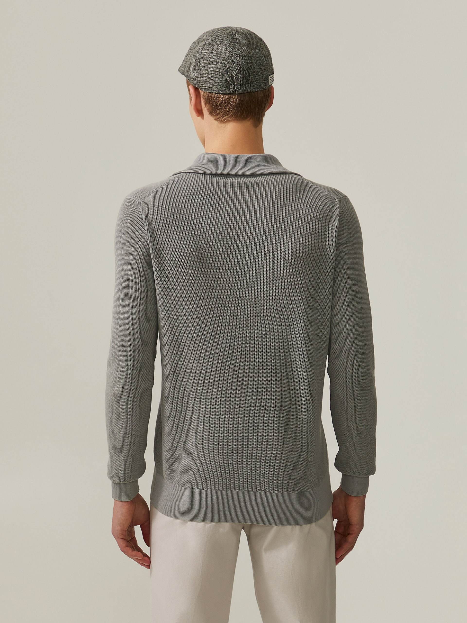 Zip Knitted Jumper