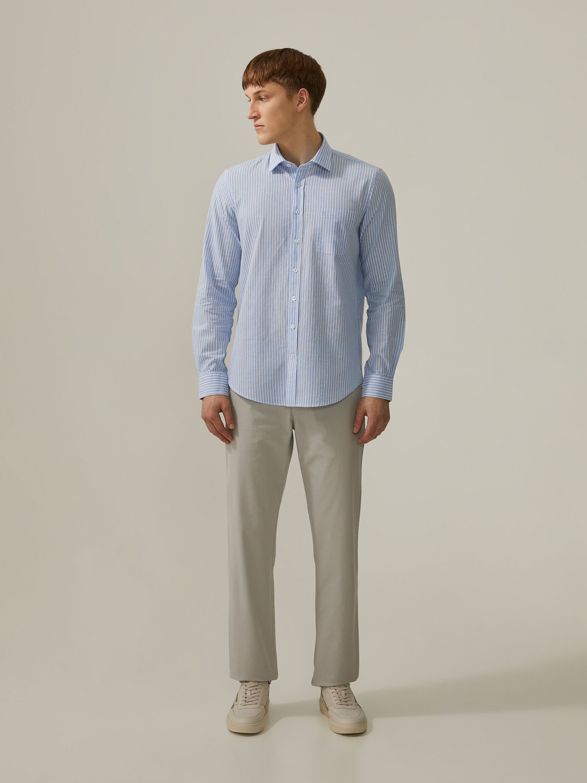 Regular fit striped shirt