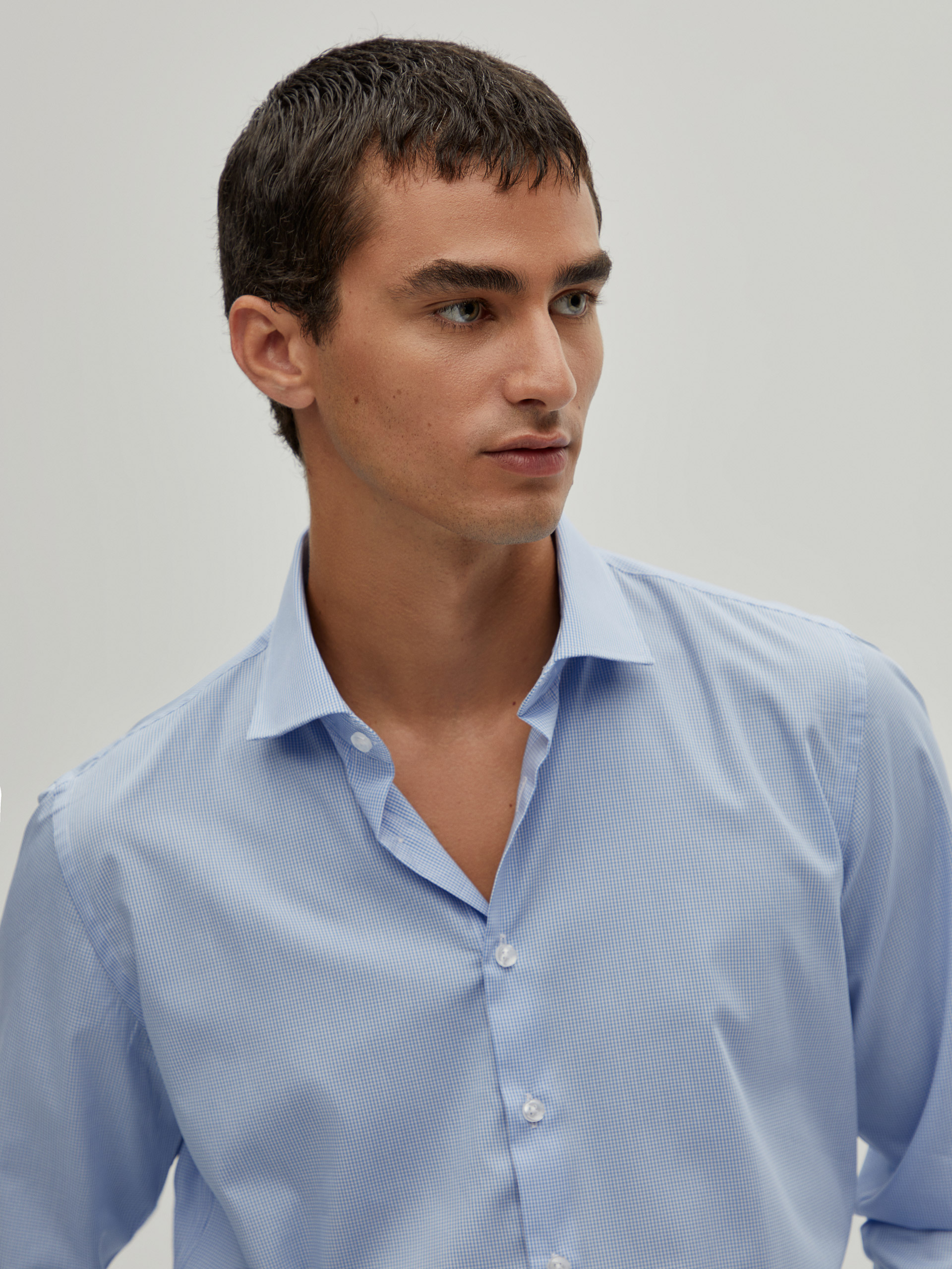 Camisa xadrez slim fit