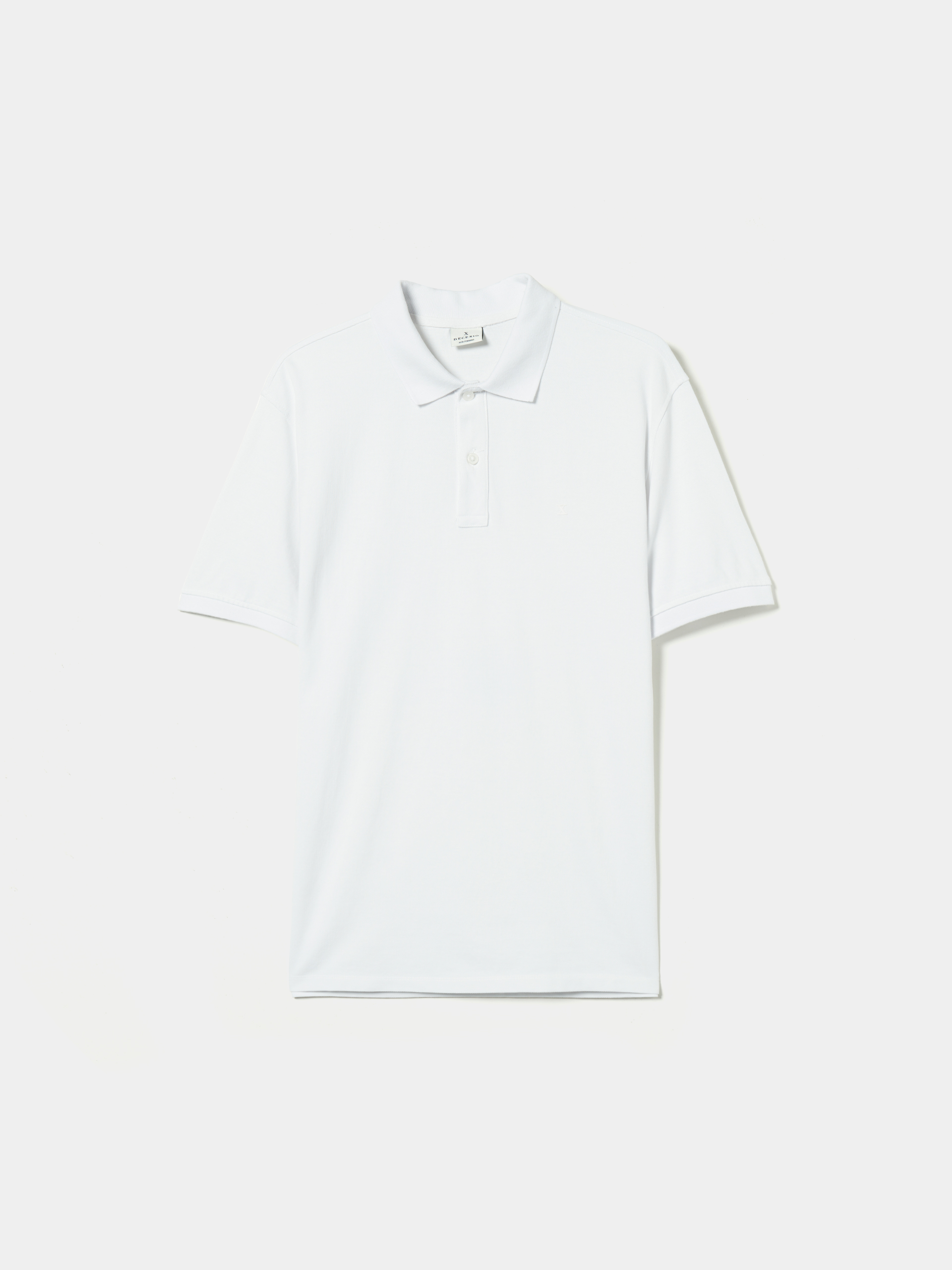 Polo piqué de algodão