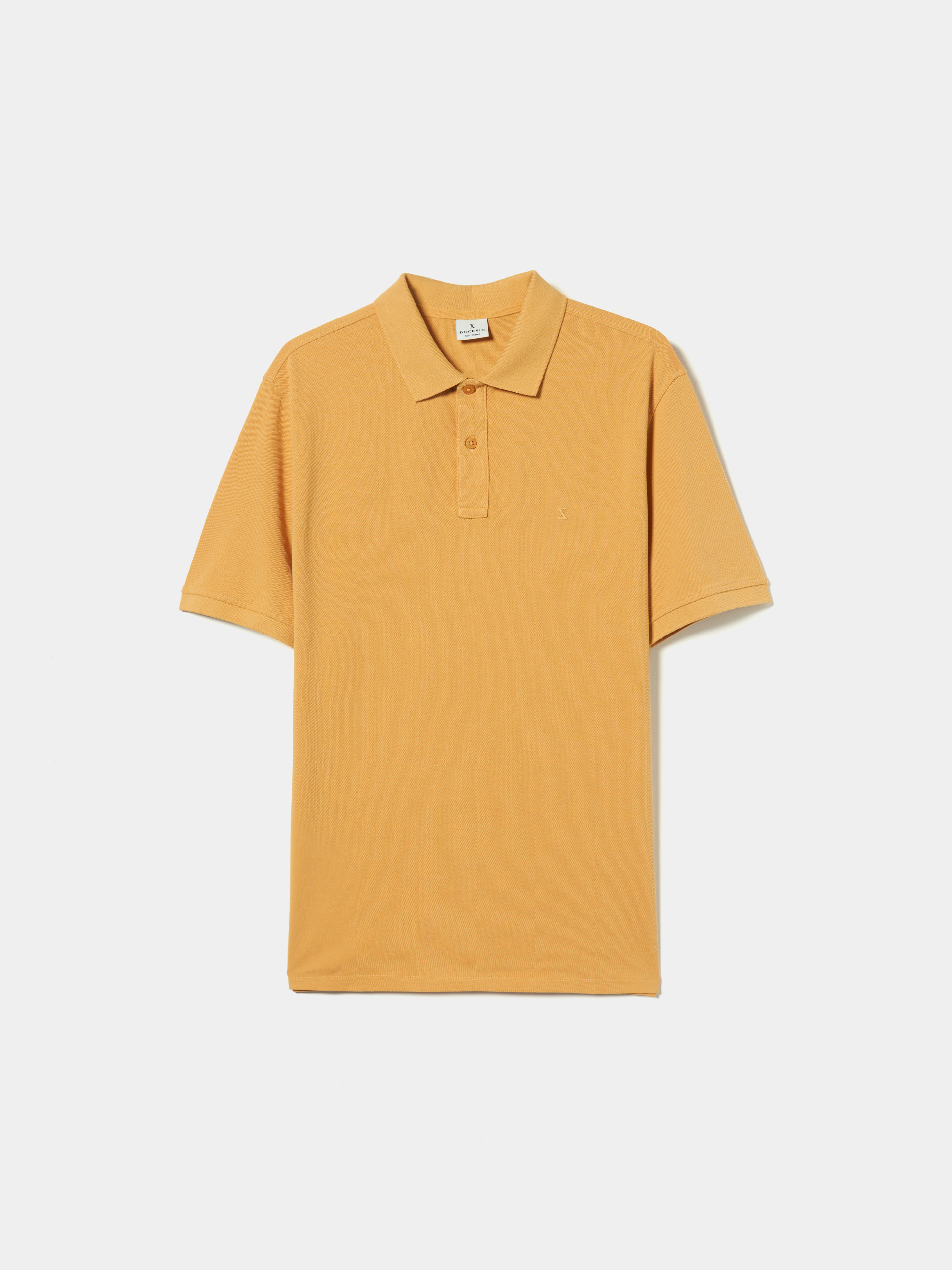 Polo piqué de algodão