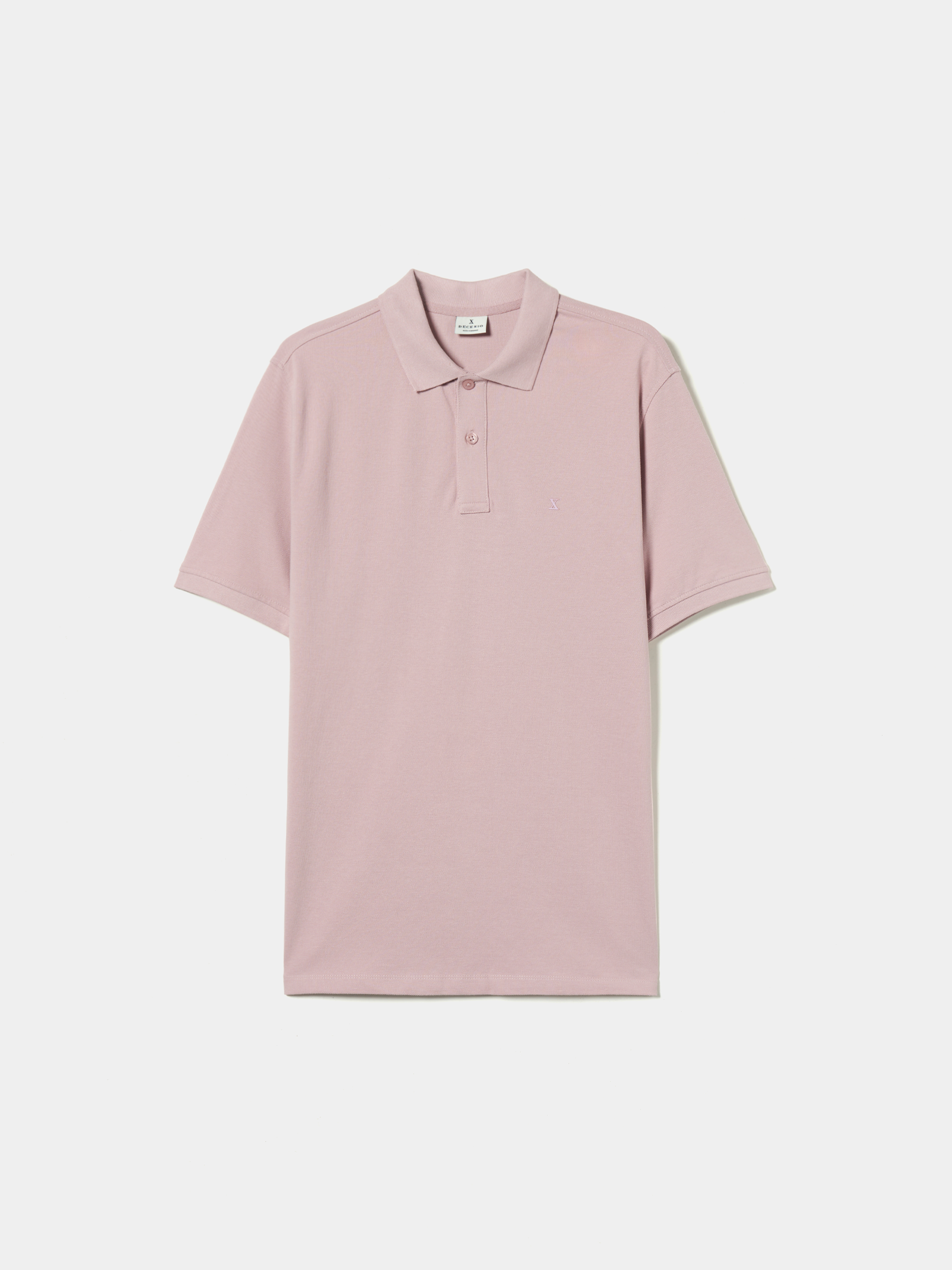 Polo piqué de algodão