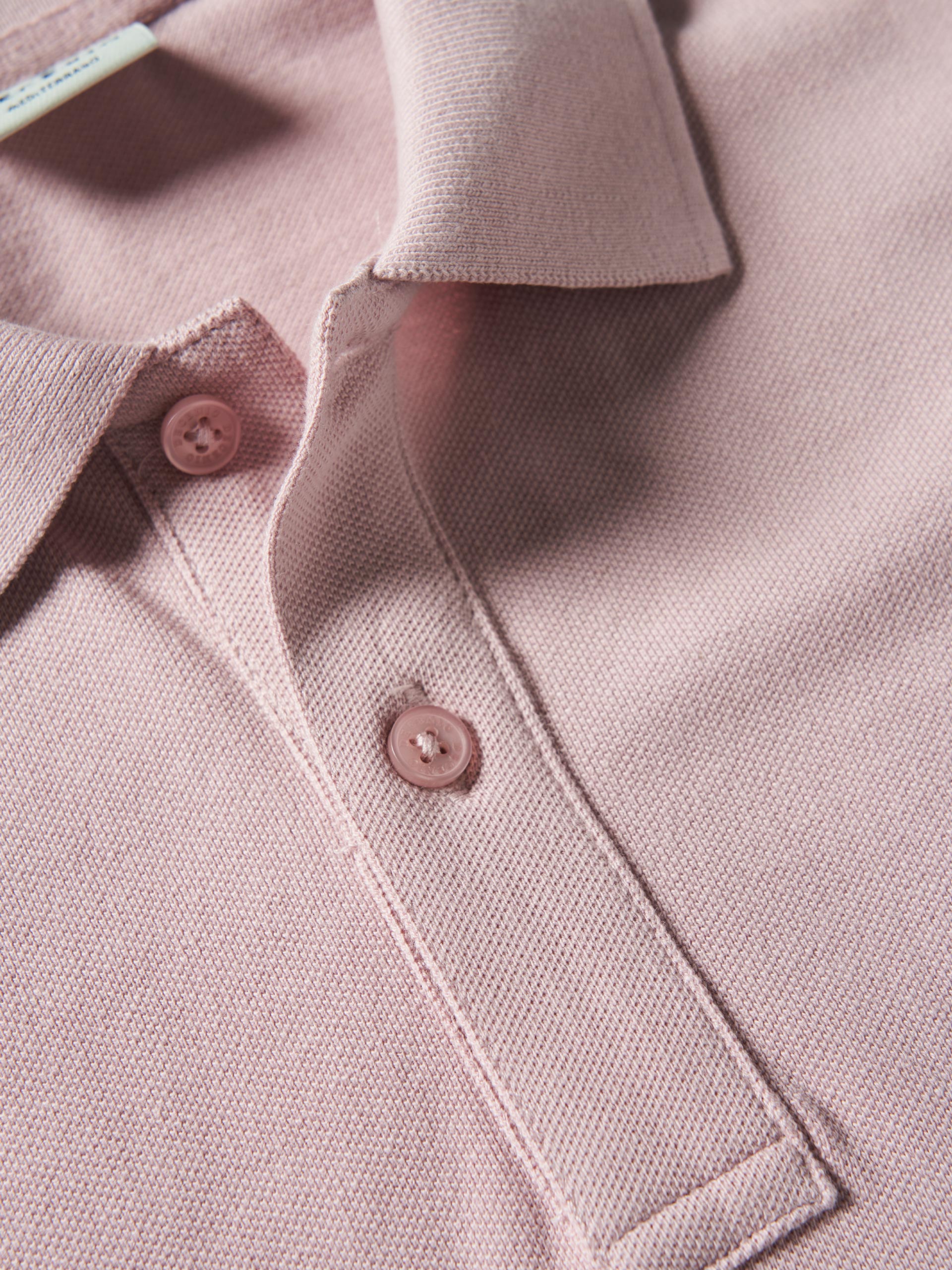 Polo piqué de algodão