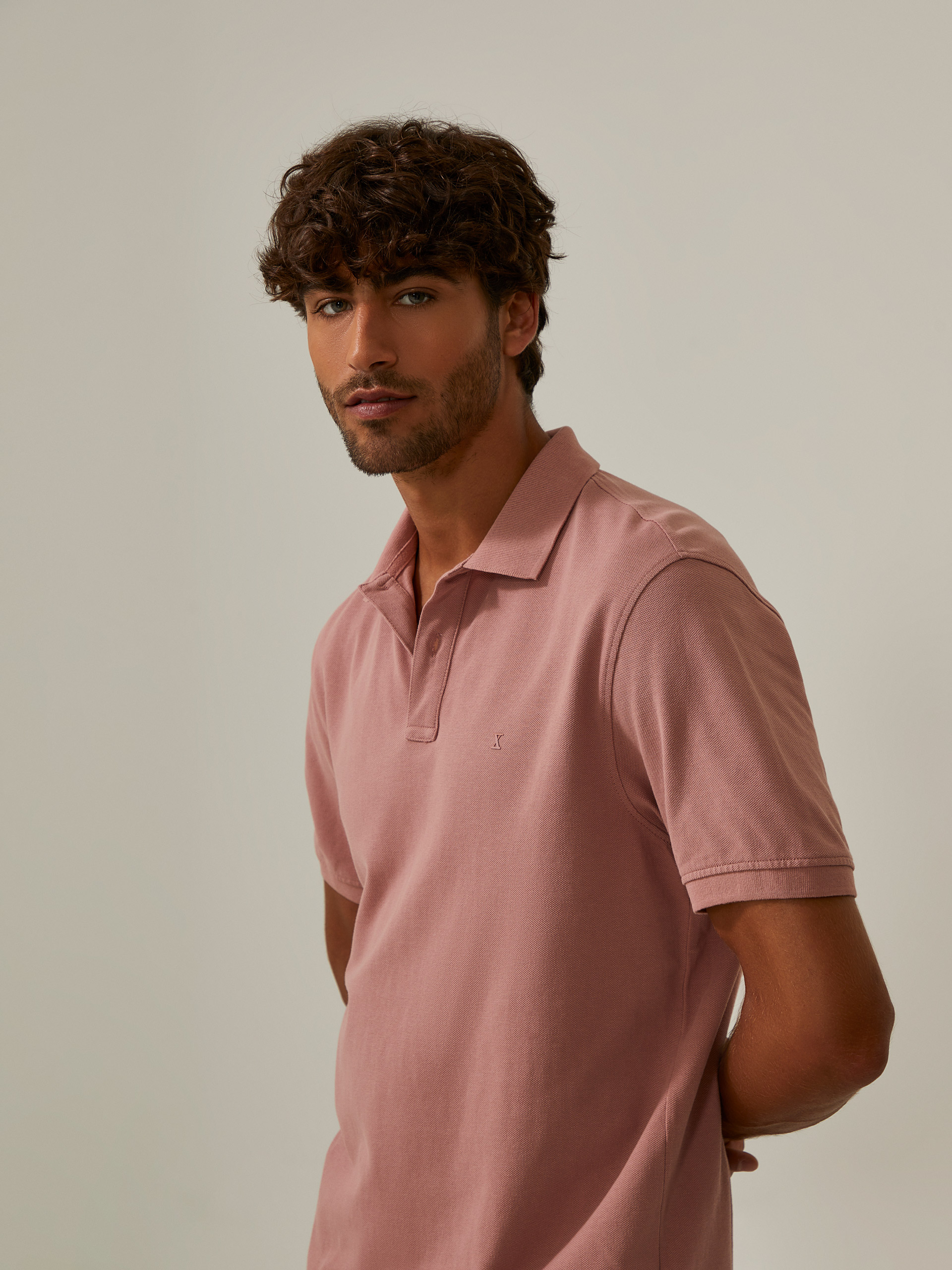Cotton piqué polo