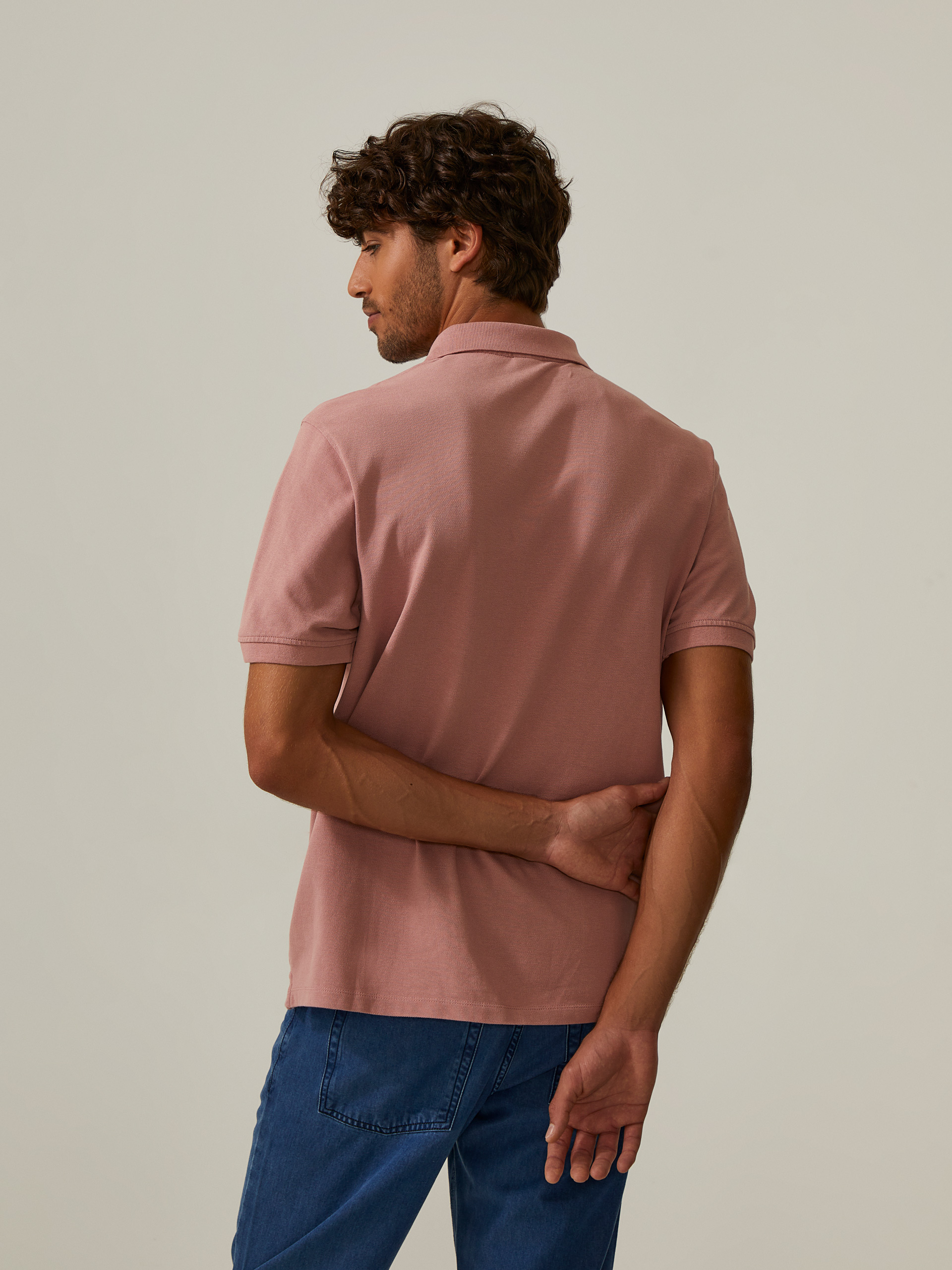 Cotton piqué polo