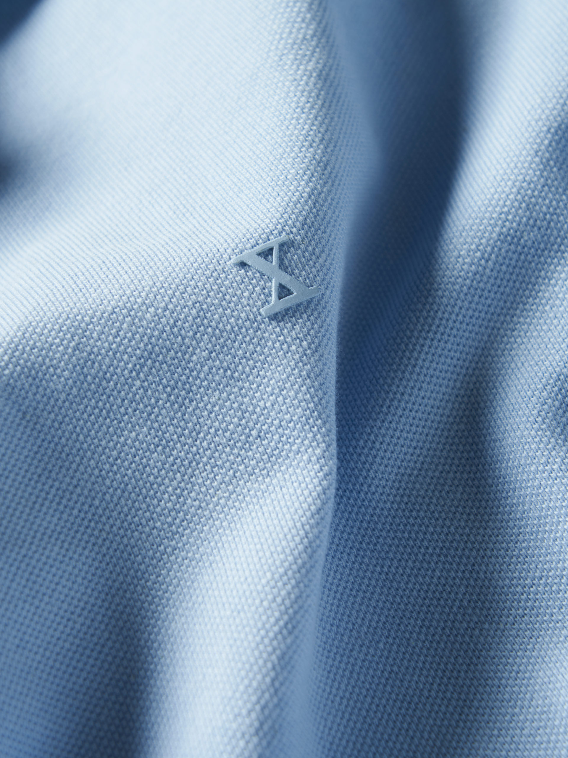 Polo piqué de algodão