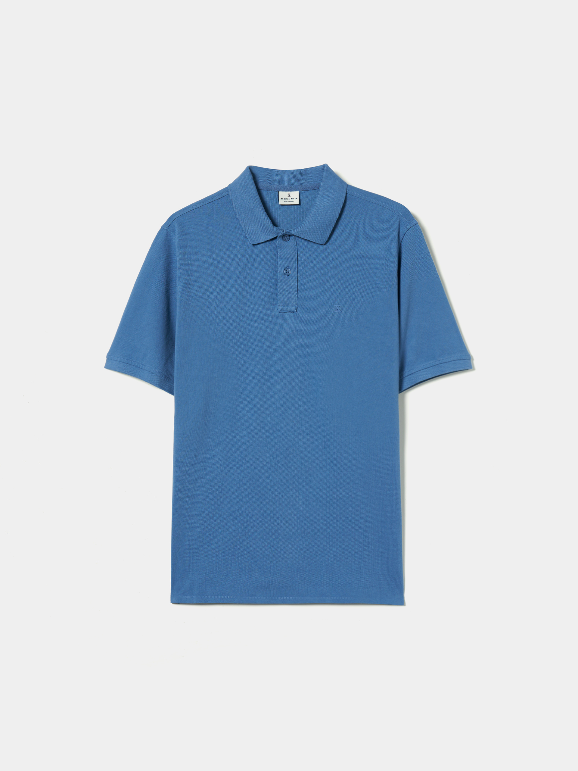 Polo piqué de algodão