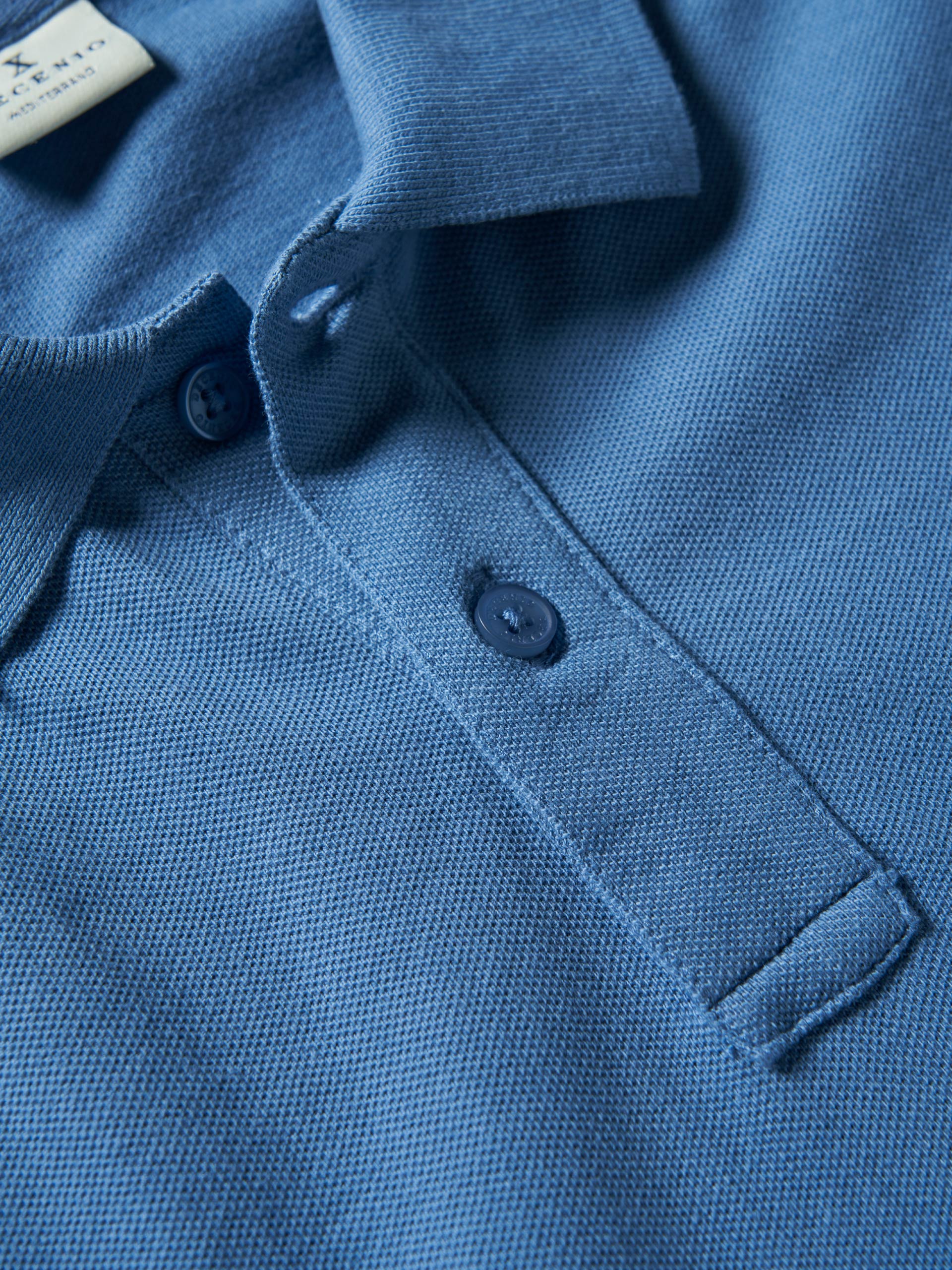 Polo piqué de algodão