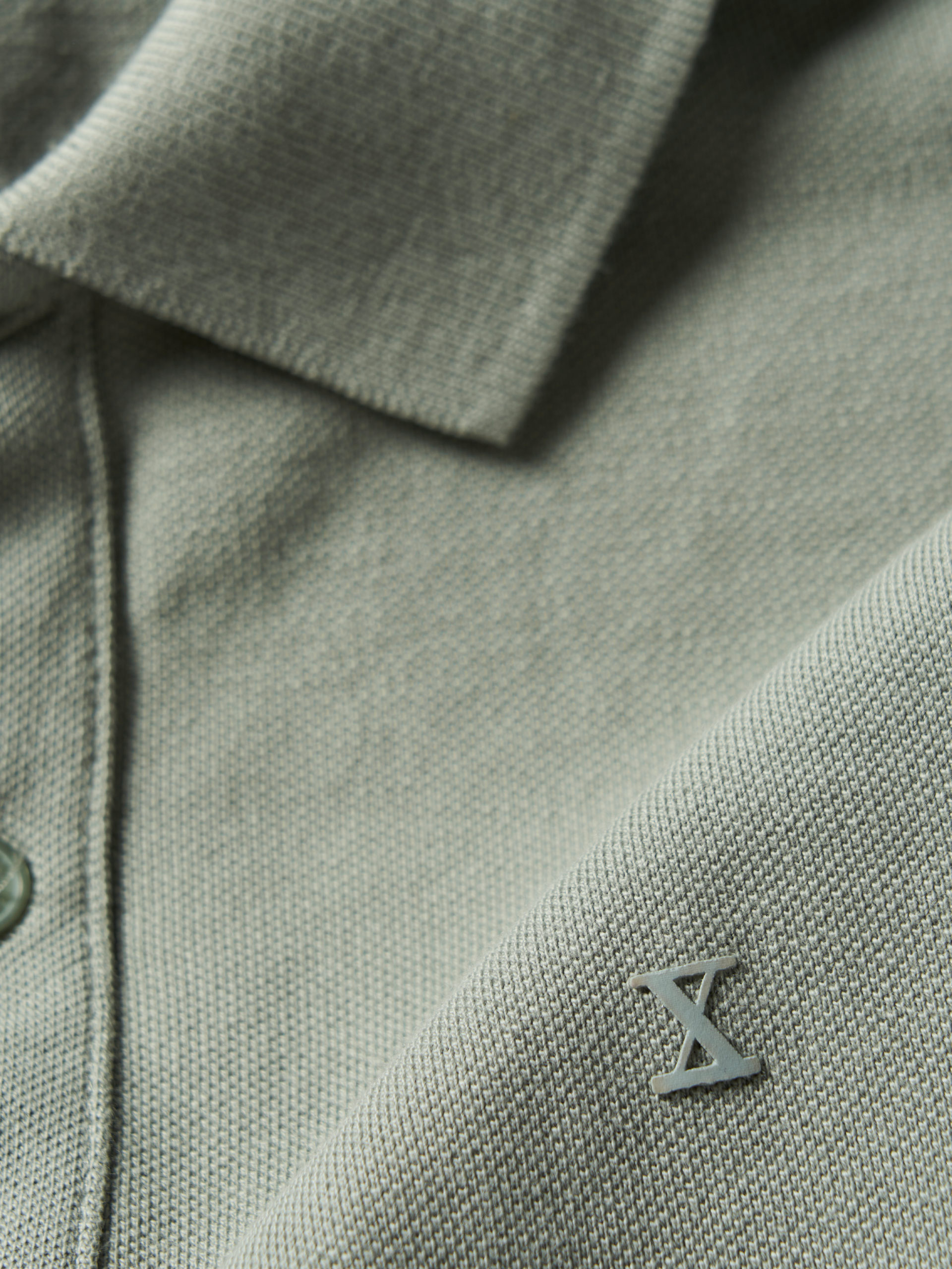 Cotton piqué polo