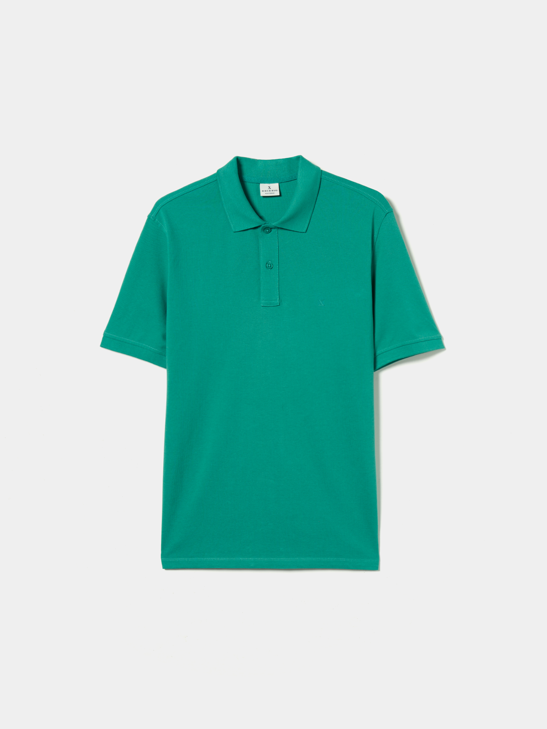 Polo piqué de algodão