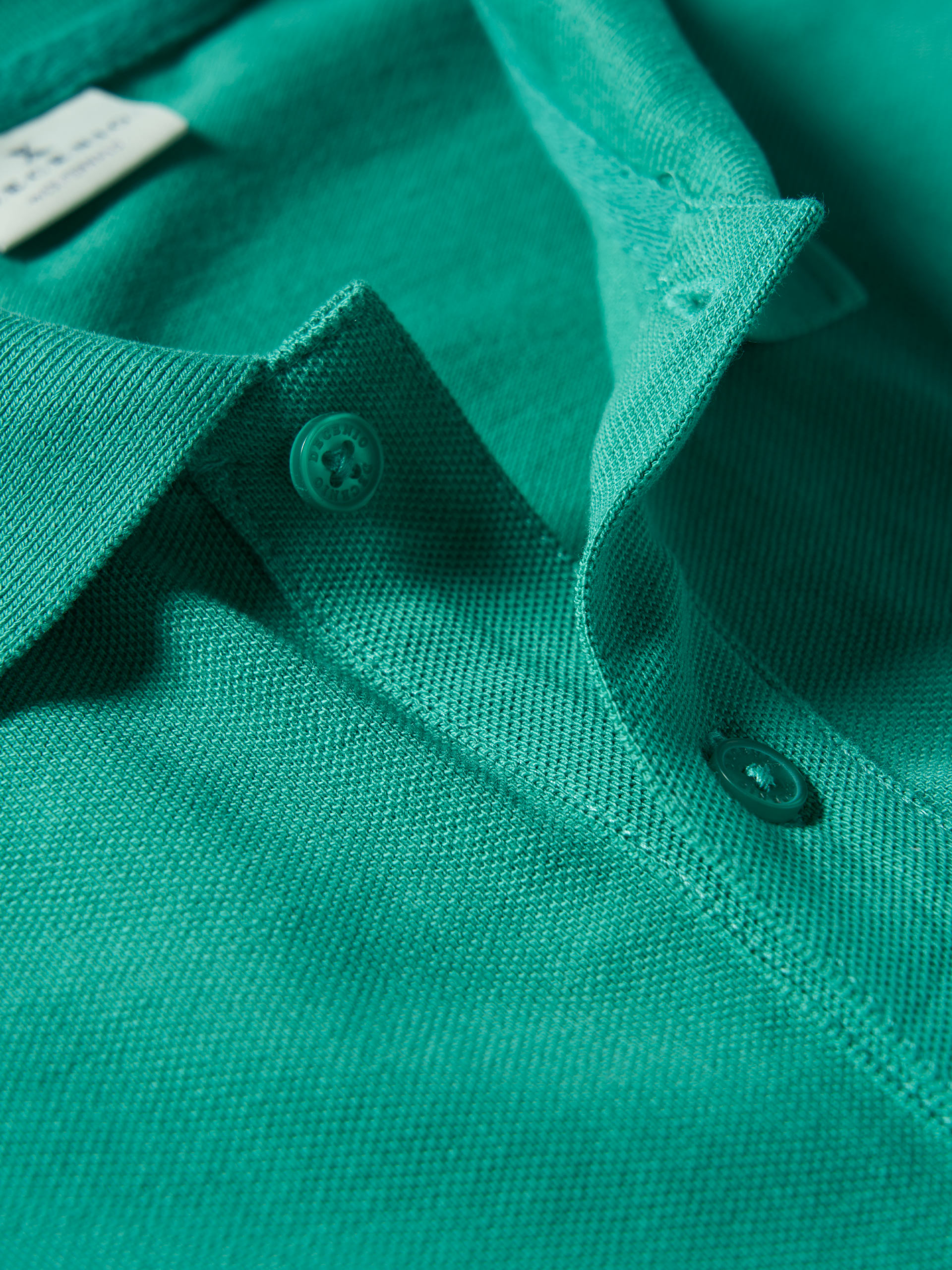 Polo piqué de algodão