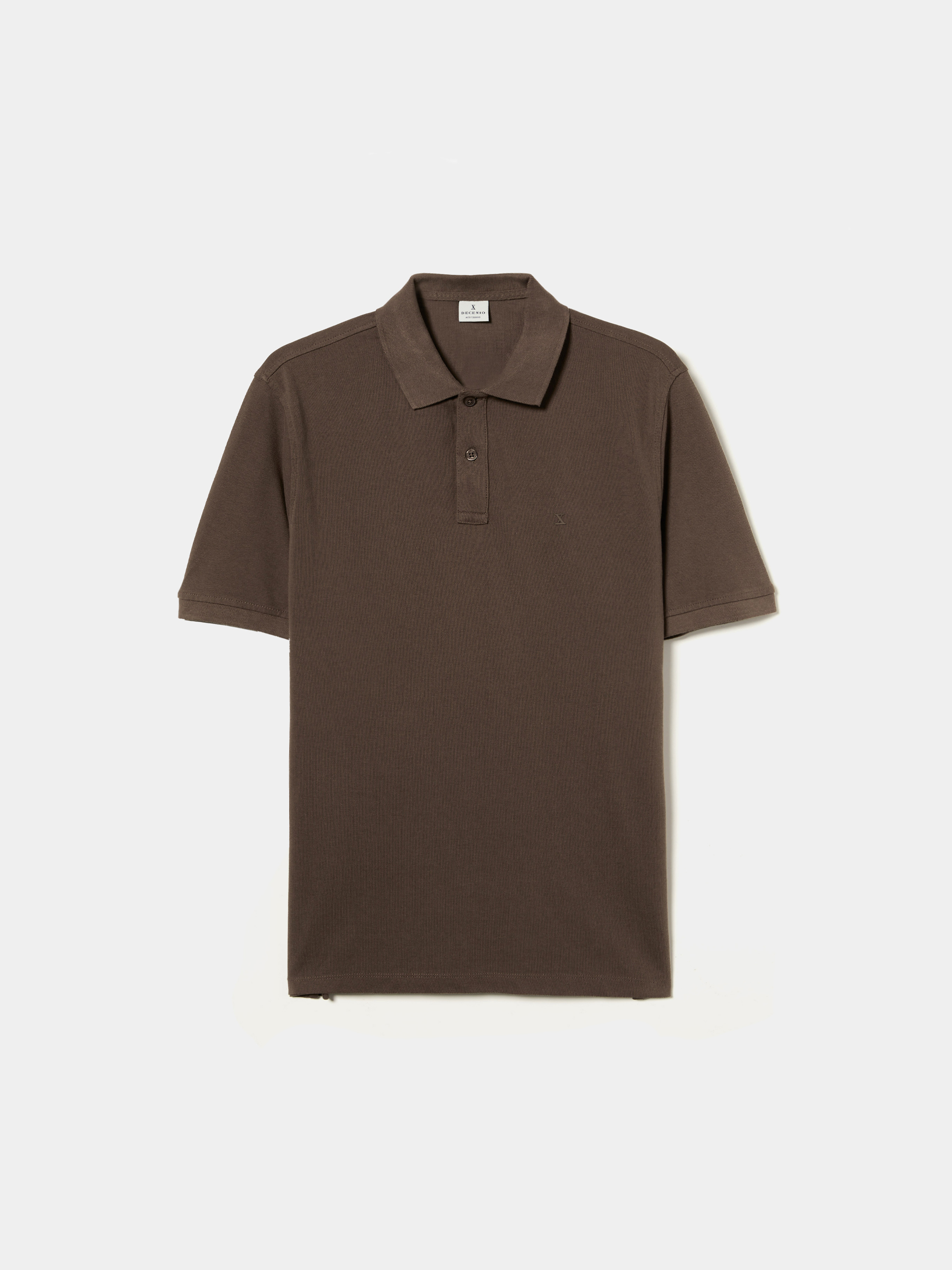 Polo piqué de algodão