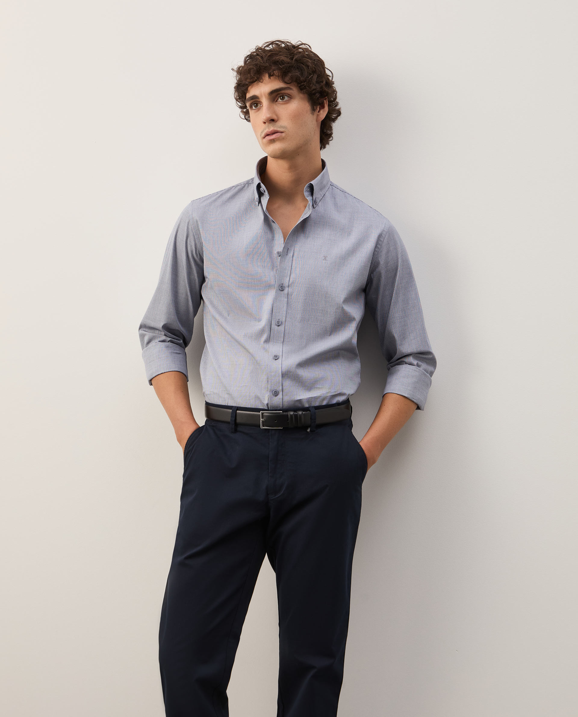 Twill chino pants