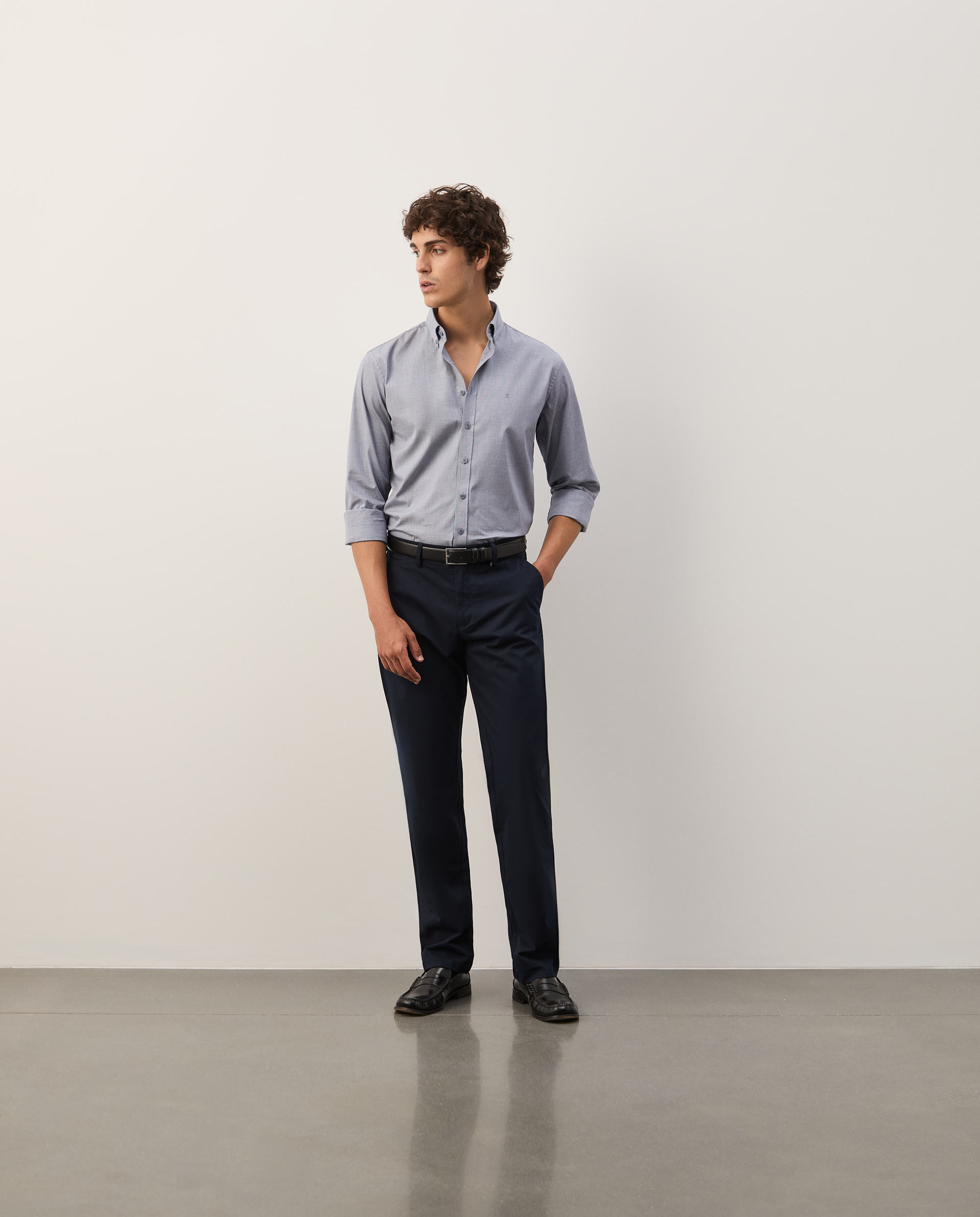 Twill chino pants