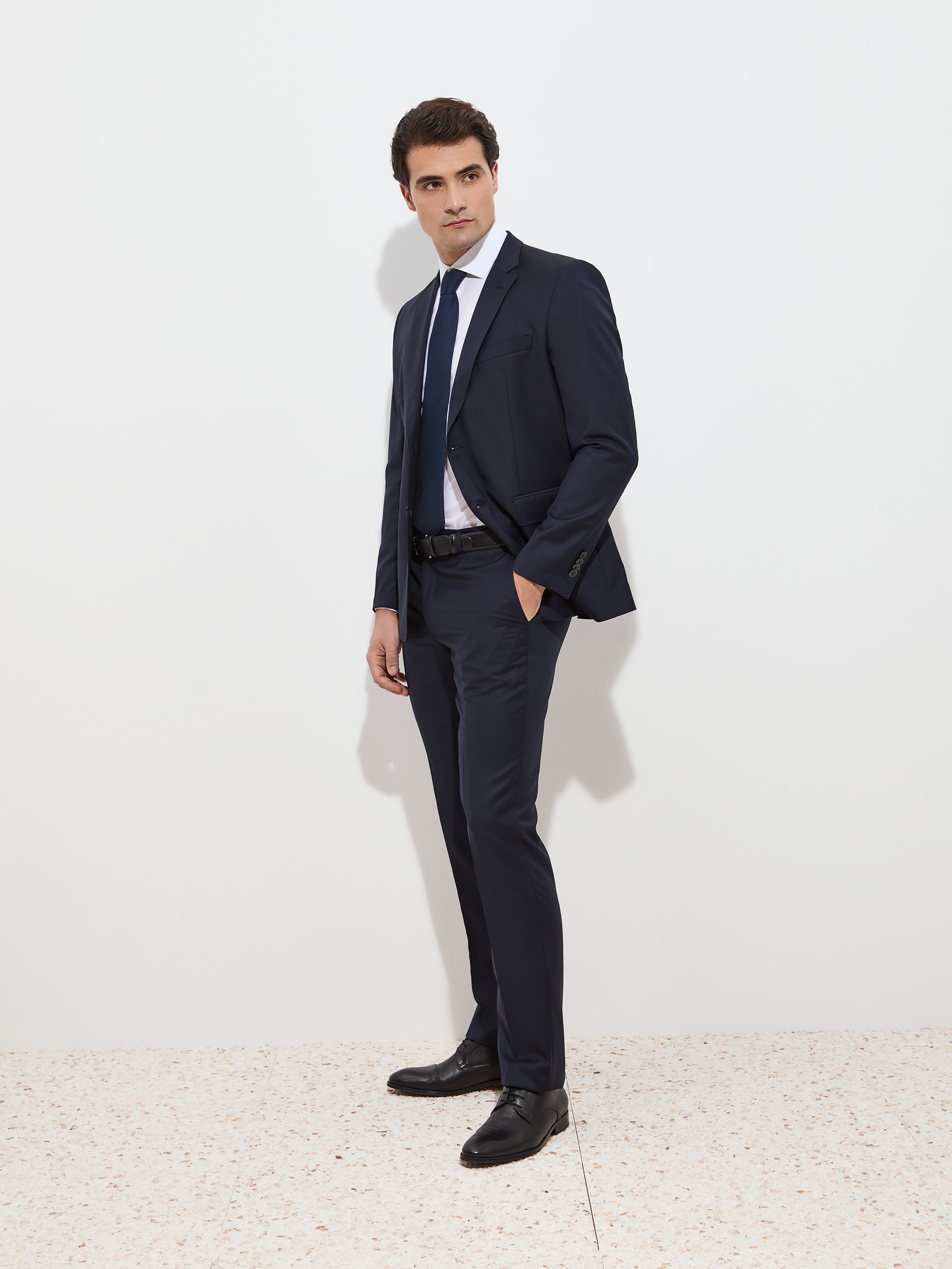 Regular fit suit trousers
