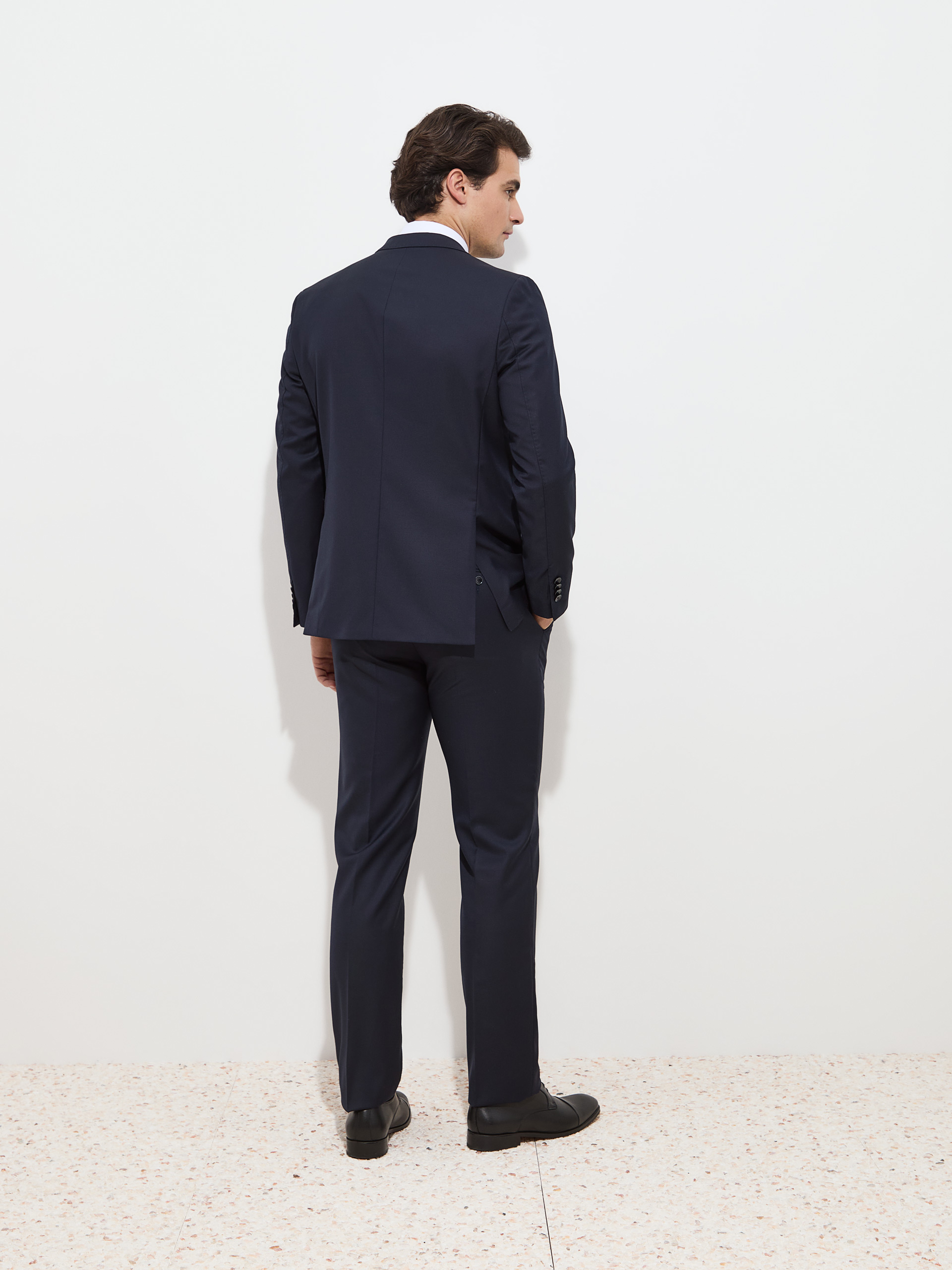Regular fit suit trousers