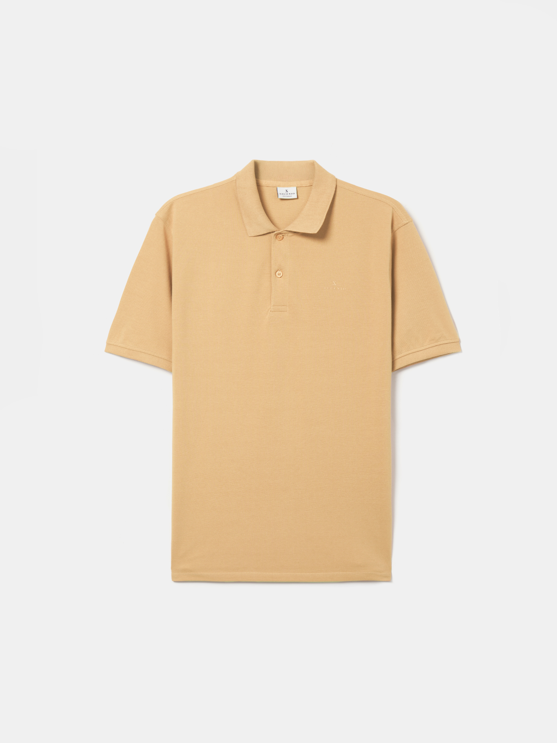 Regular fit piqué polo shirt
