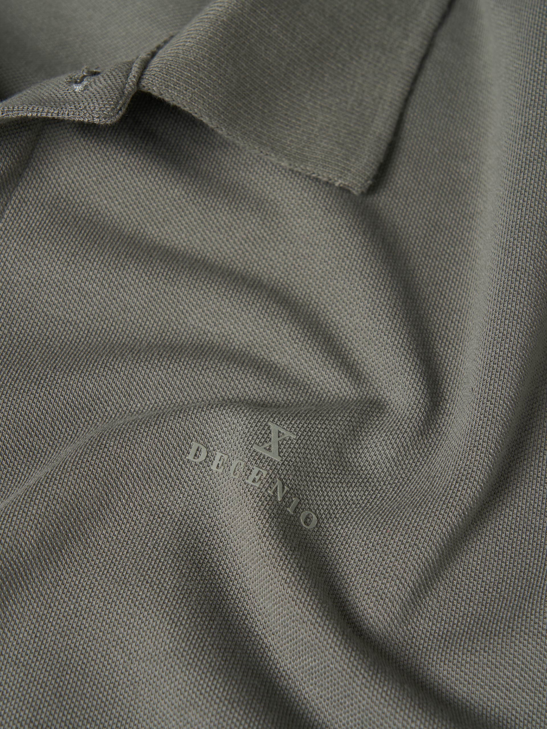 Regular fit piqué polo shirt
