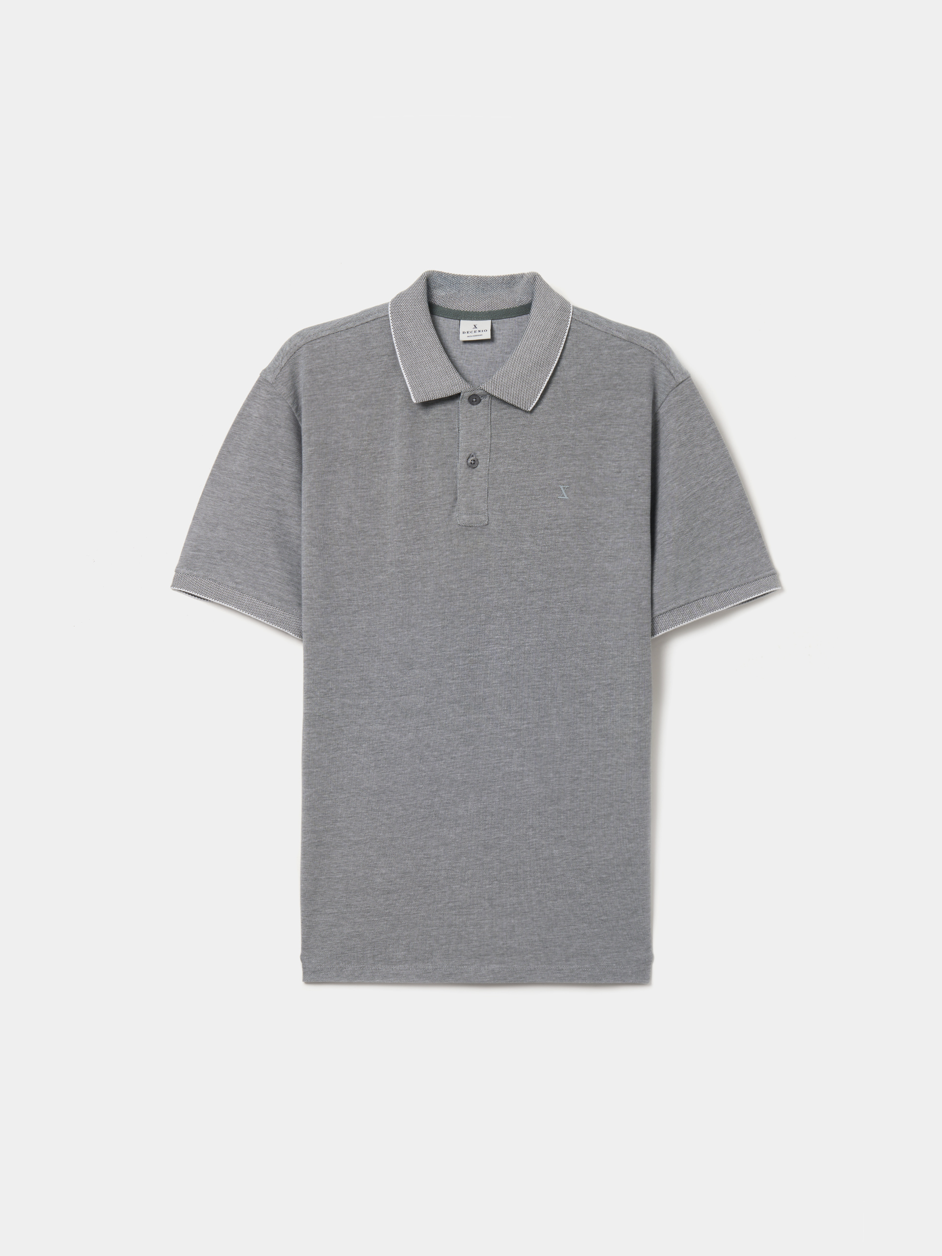 Regular fit cotton polo shirt