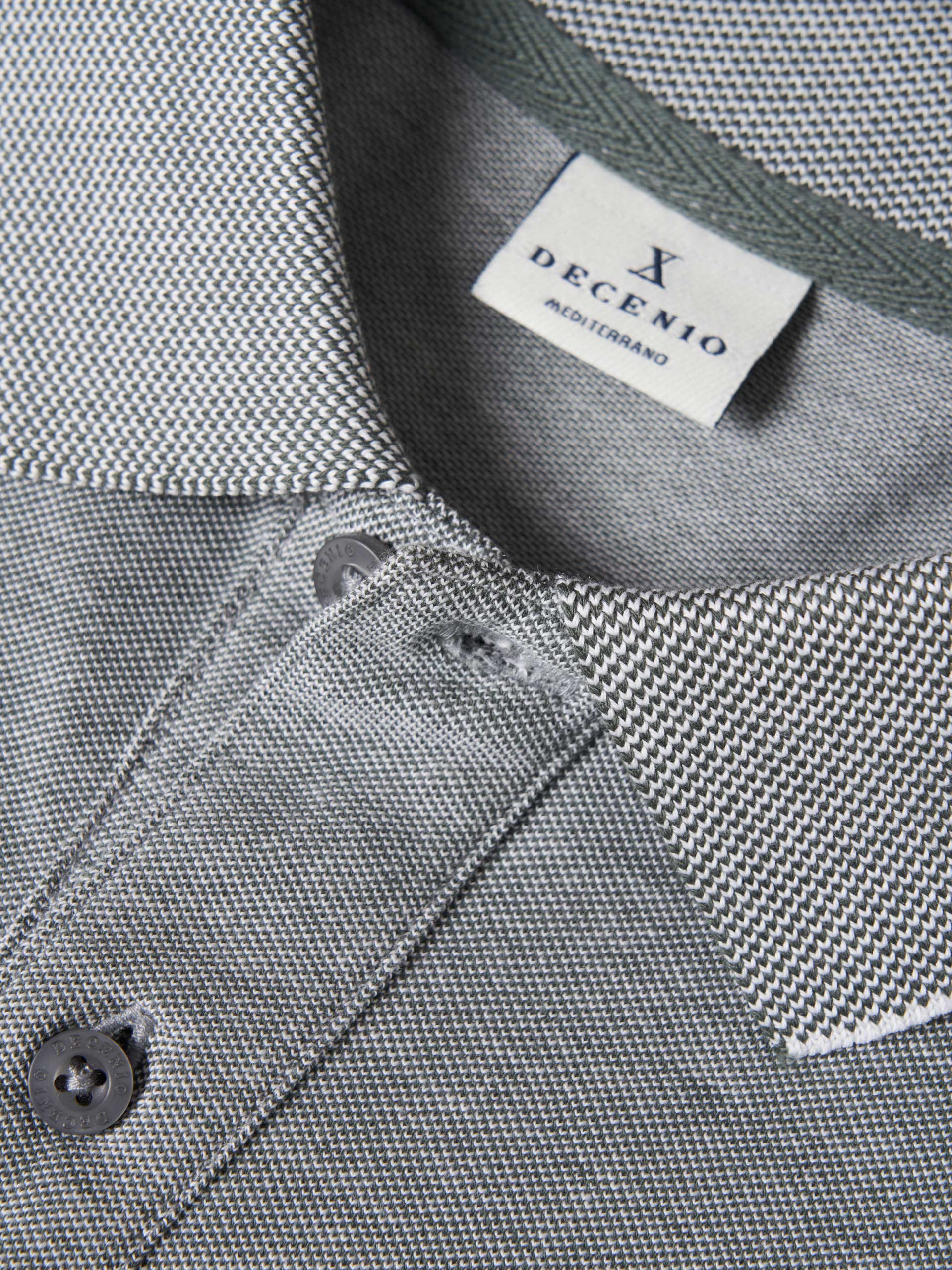 Regular fit cotton polo shirt