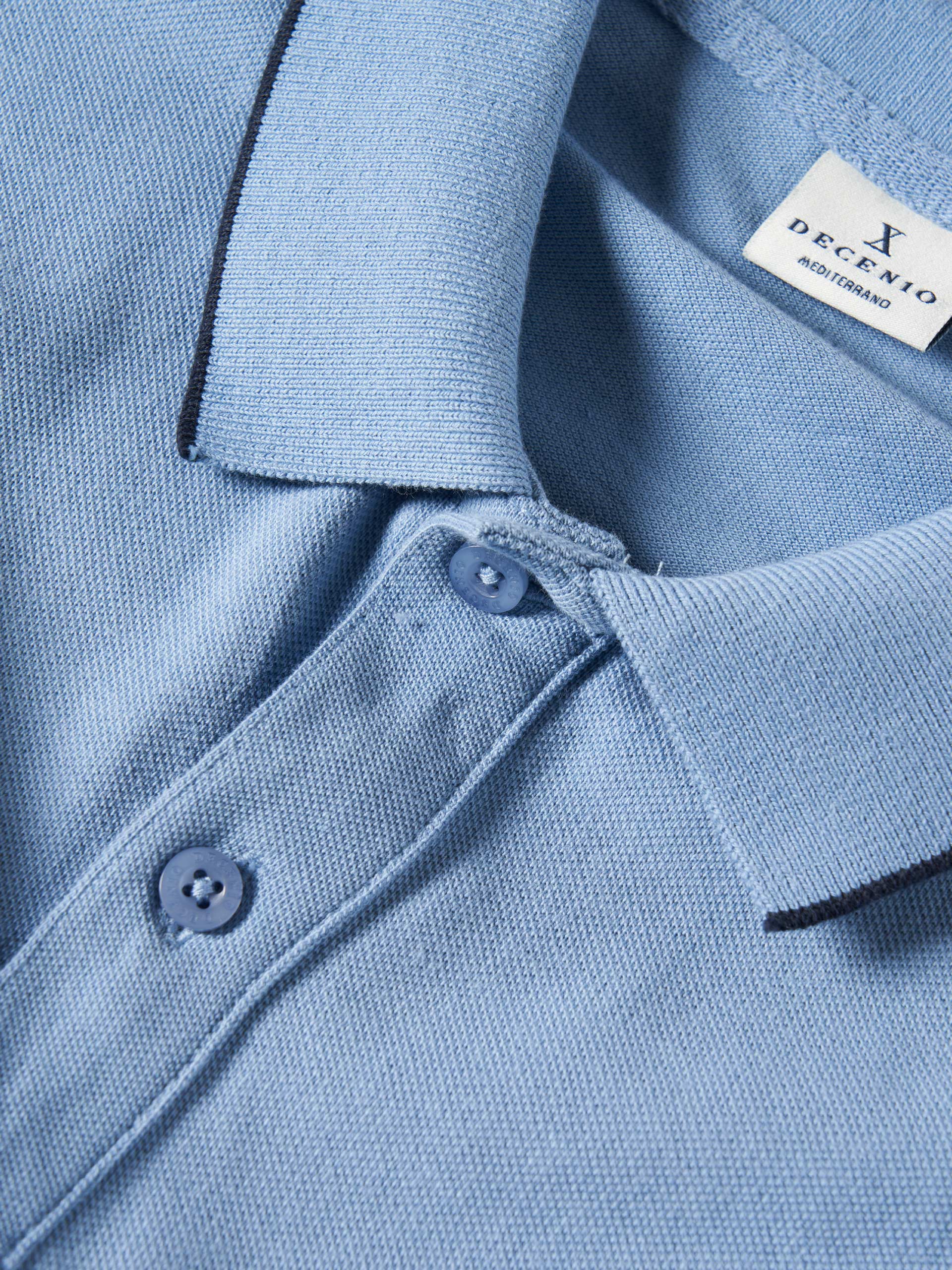 Cotton piqué polo