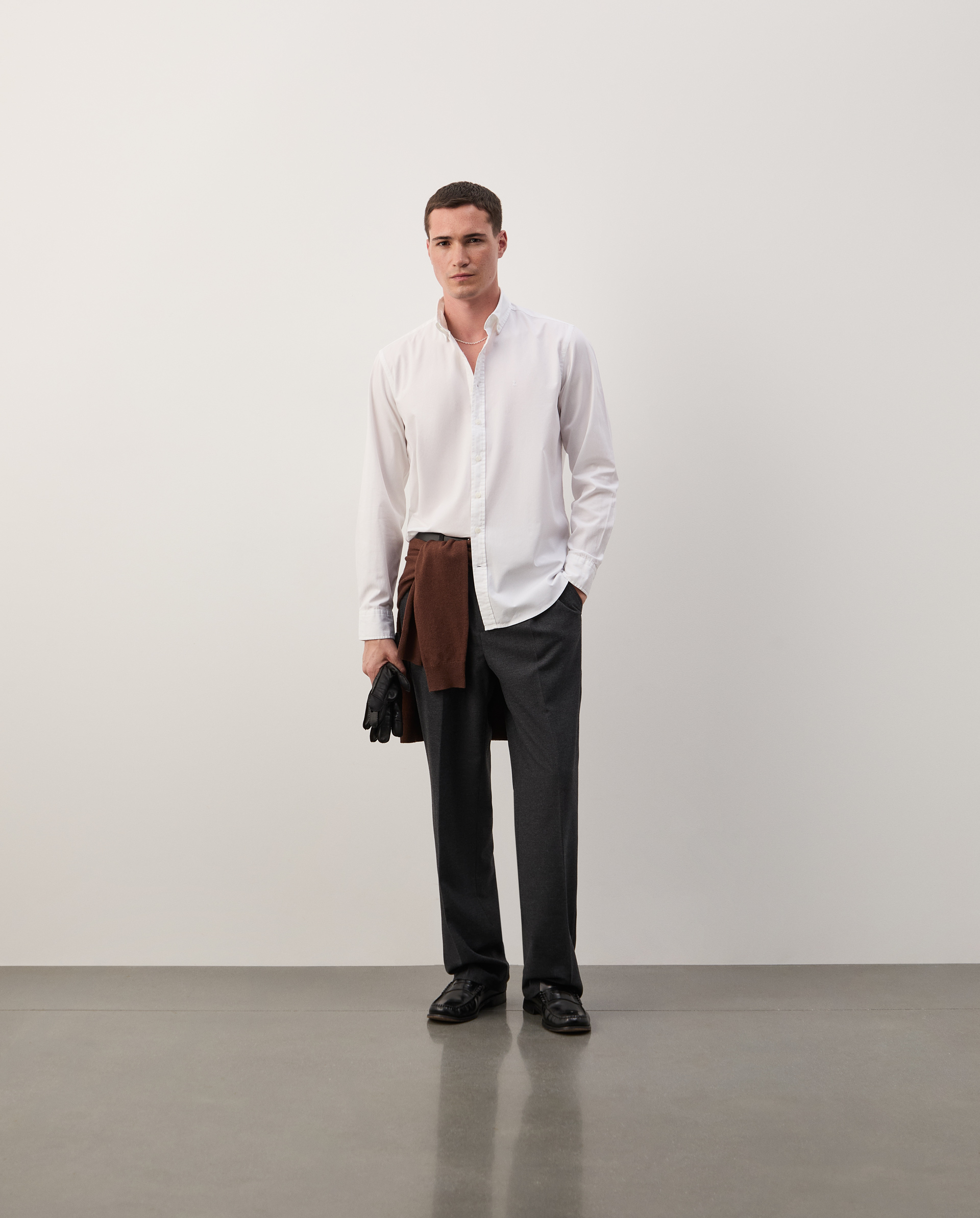 Regular fit cotton shirt