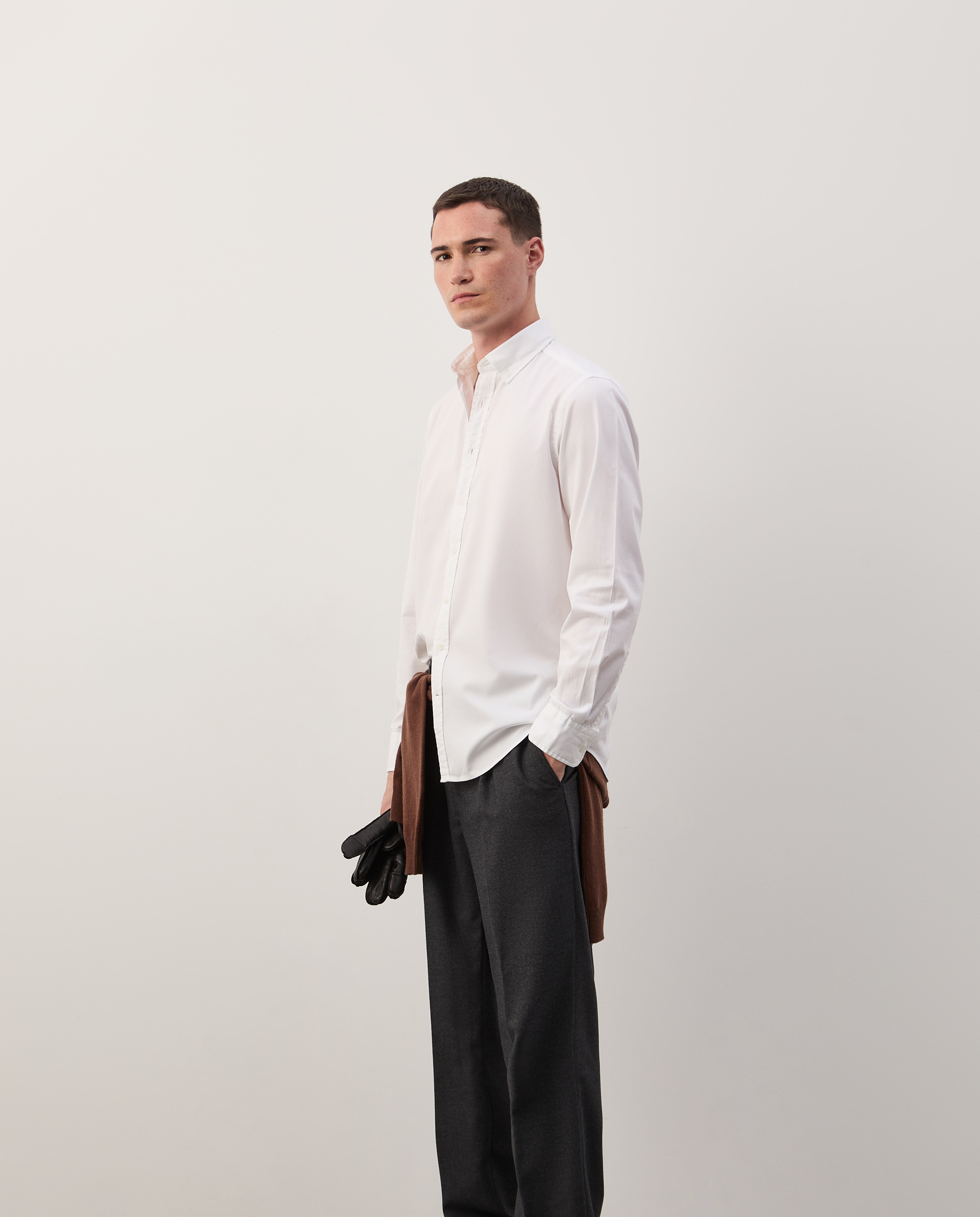 Regular fit cotton shirt