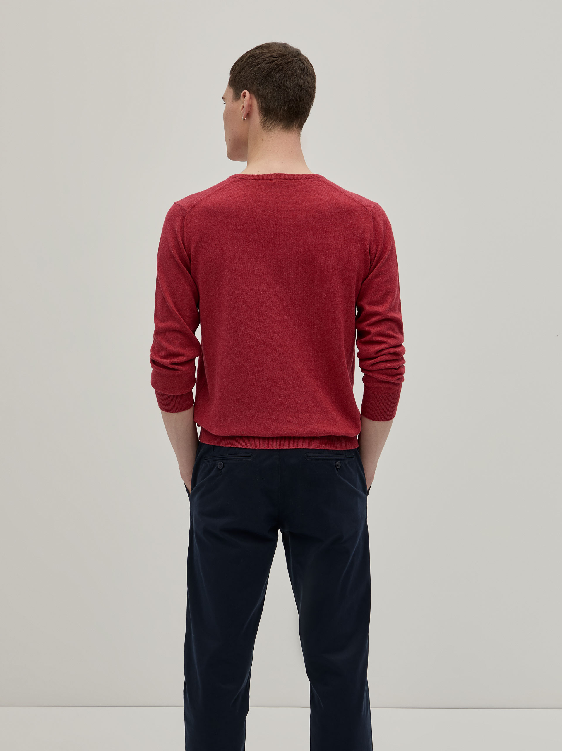 Cotton and cashmere pullover