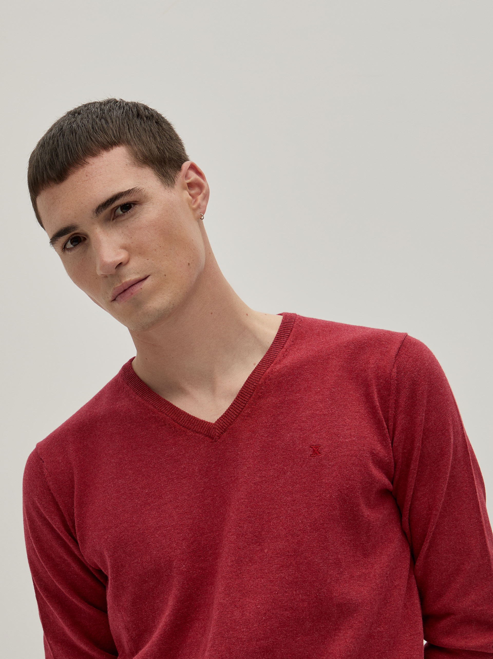 Cotton and cashmere pullover