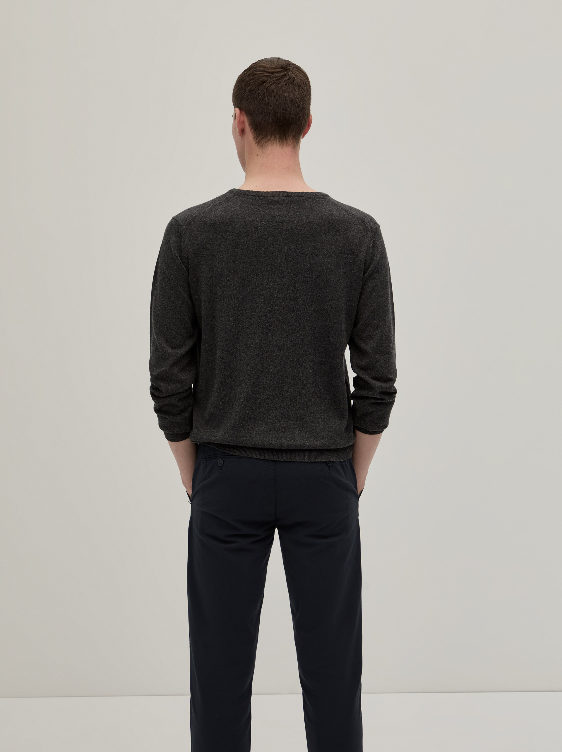 Cotton and cashmere pullover