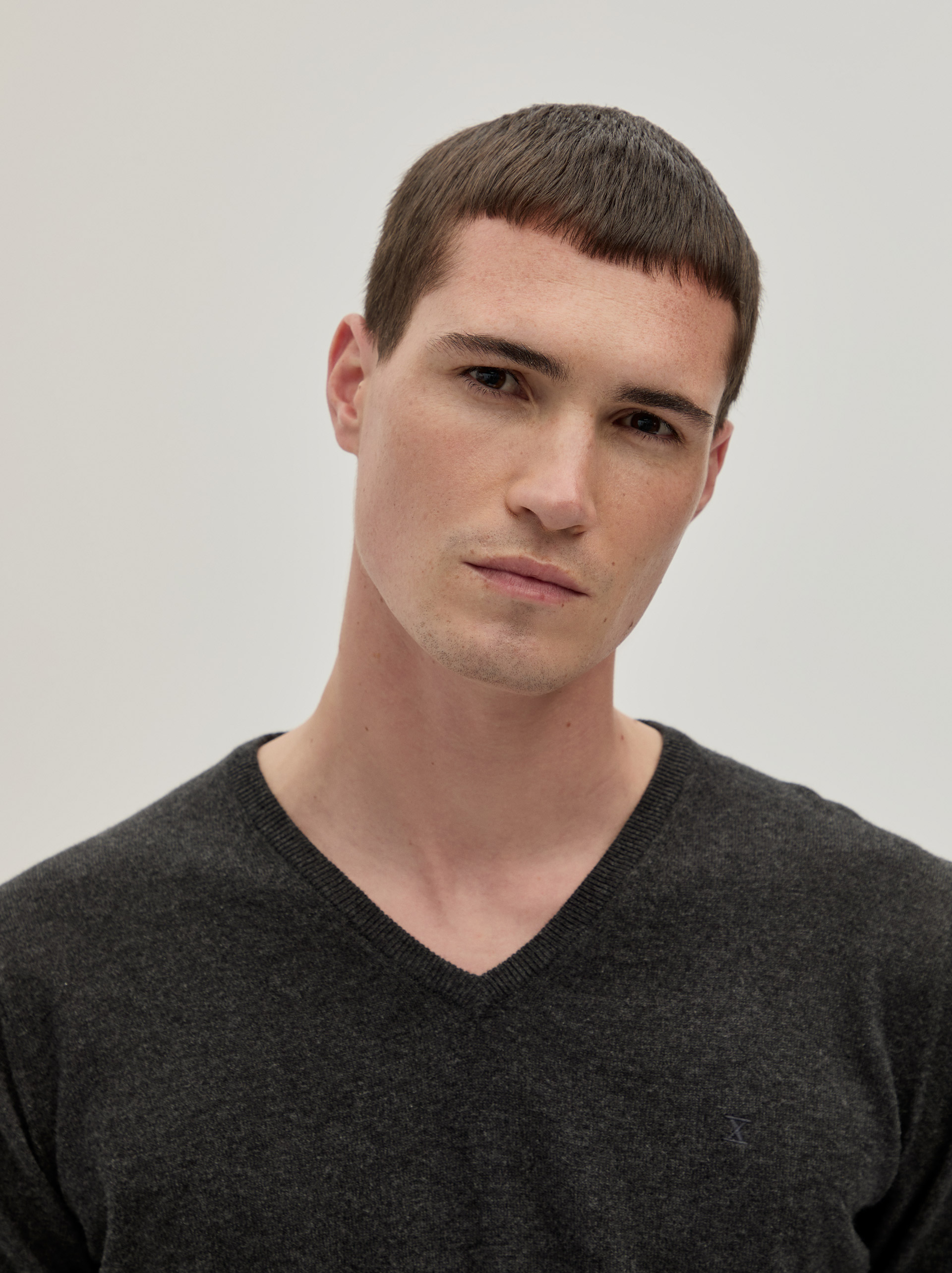 Cotton and cashmere pullover